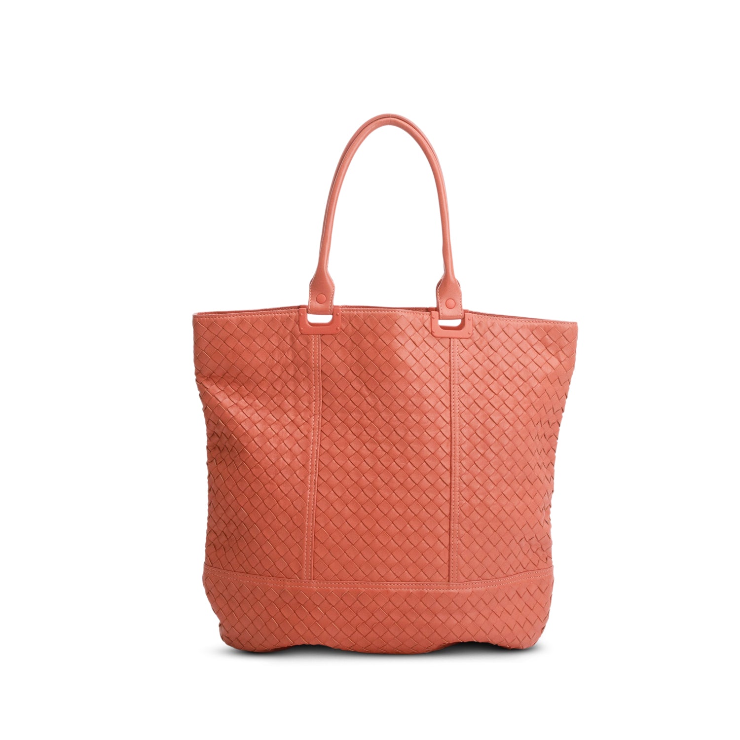 Bottega Veneta Pink Nappa Intrecciato Tote