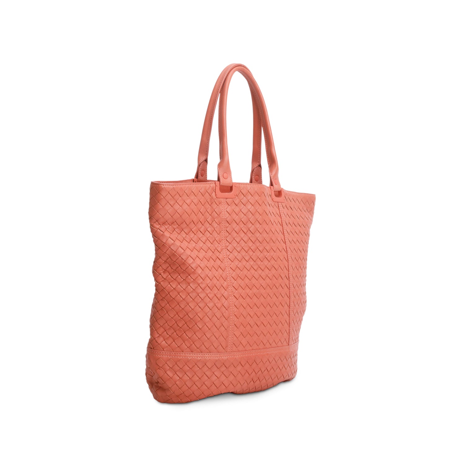 Bottega Veneta Pink Nappa Intrecciato Tote