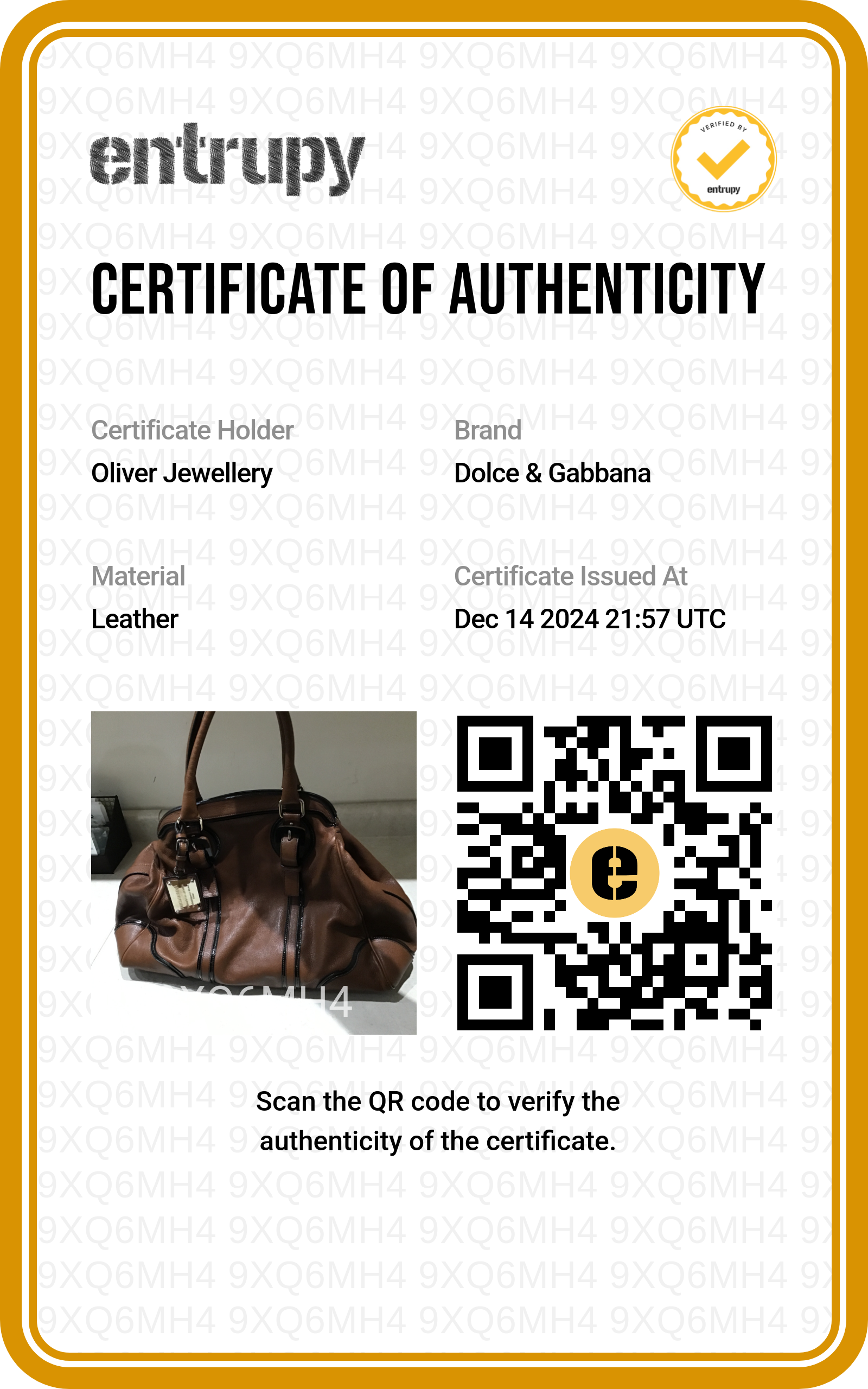 Dolce & Gabbana Brown Calfskin Leather Miss Roman Shoulder Bag