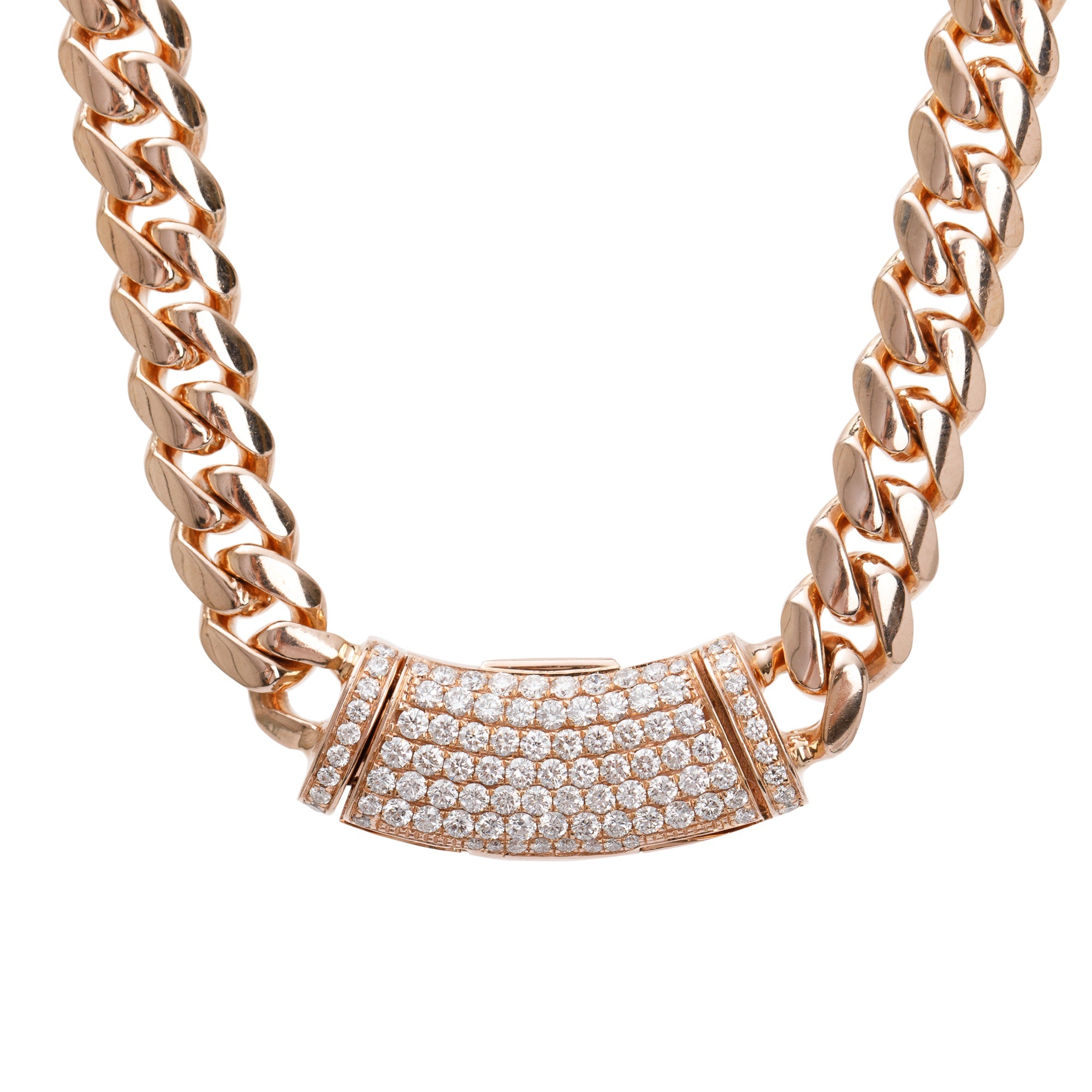 10k Rose Gold 2.32 tcw. Diamond Necklace