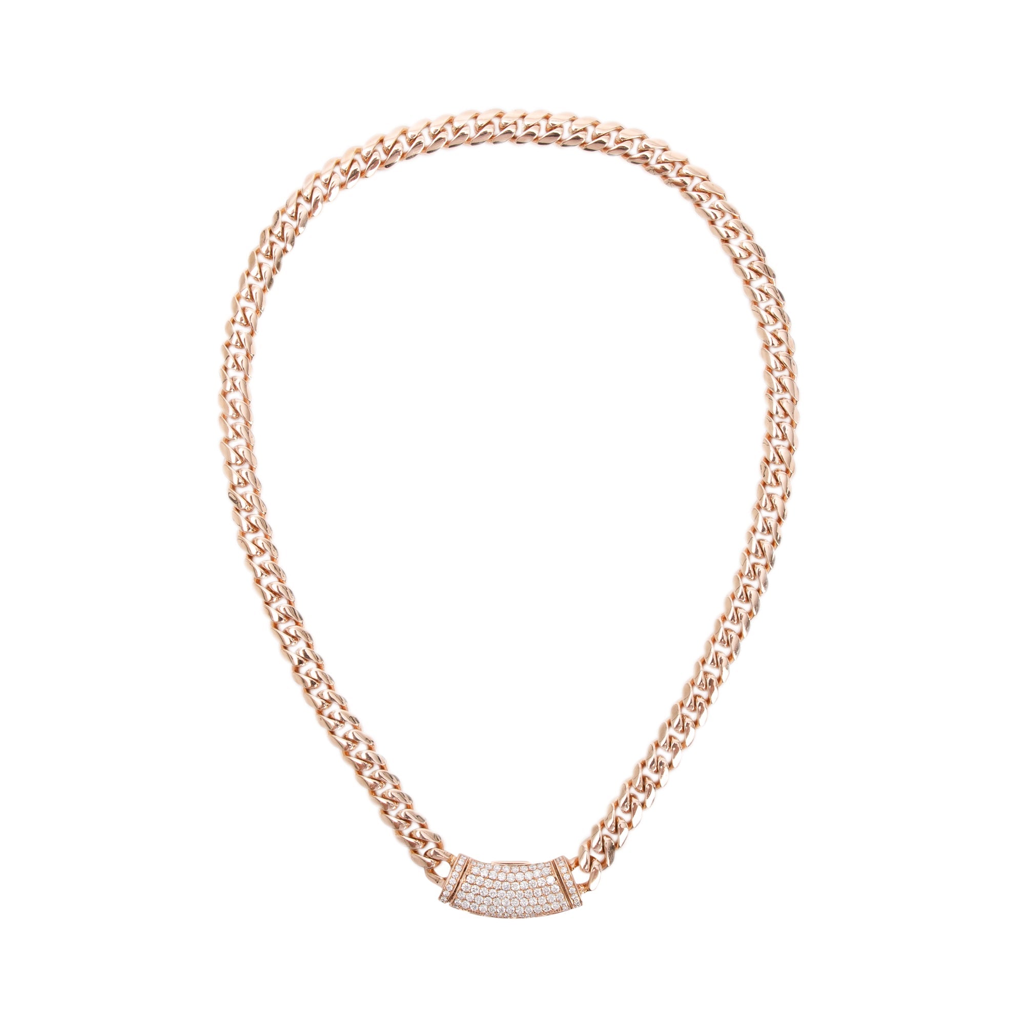 10k Rose Gold 2.32 tcw. Diamond Necklace