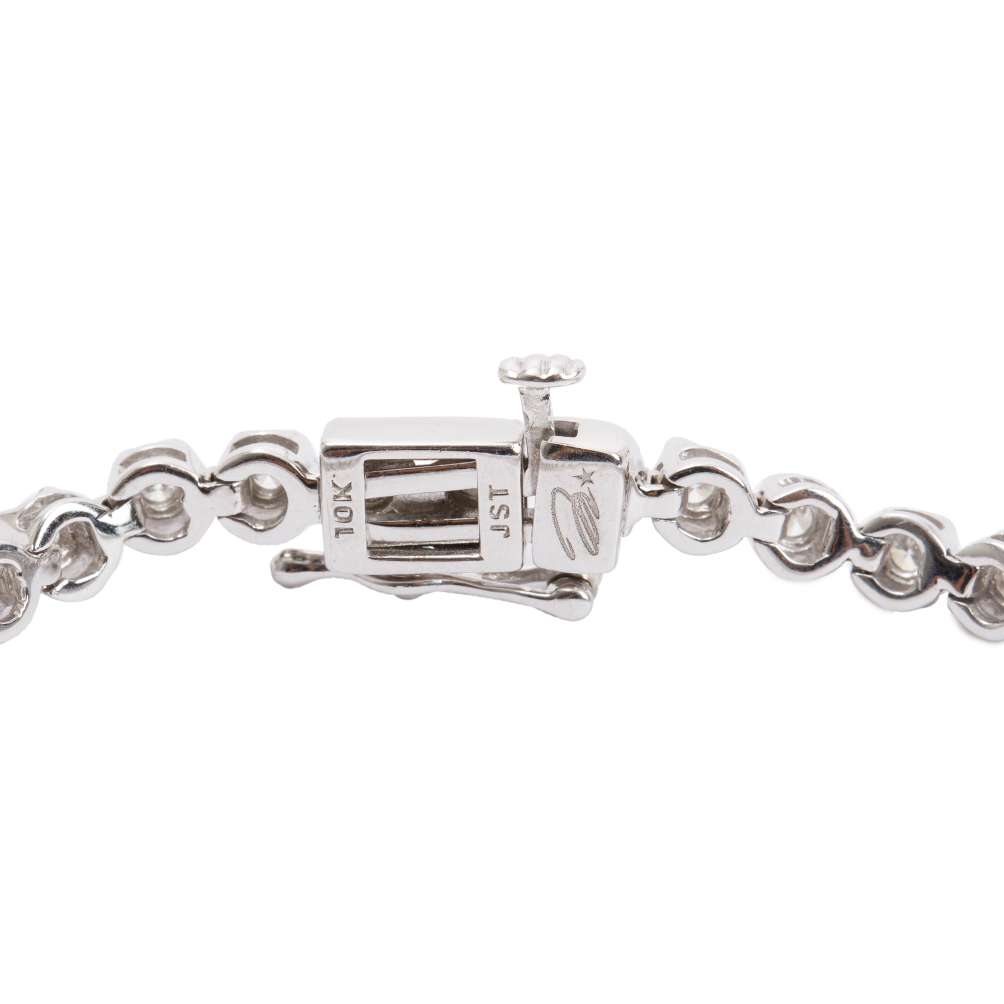10k White Gold 2.08 tcw. Diamond Tennis Bracelet