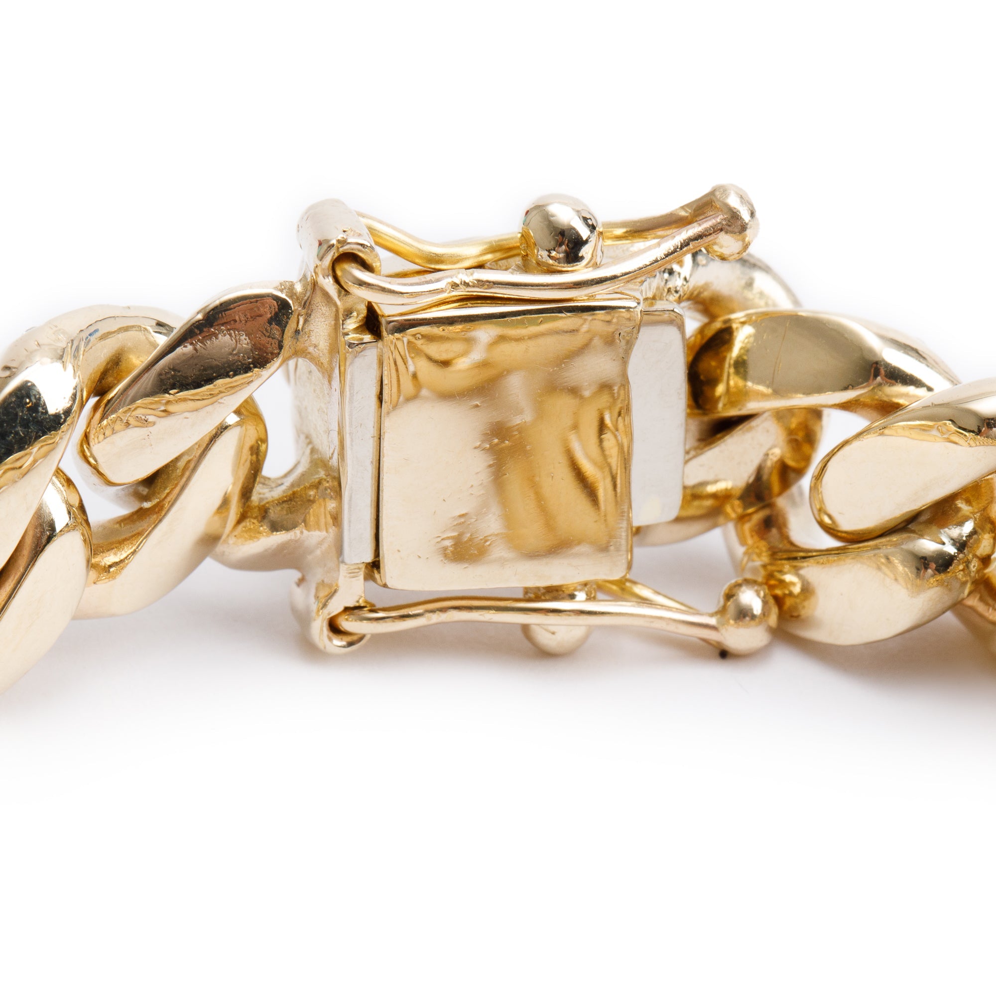 10k Yellow Gold 5.77 tcw. Diamond Cuban Link Bracelet