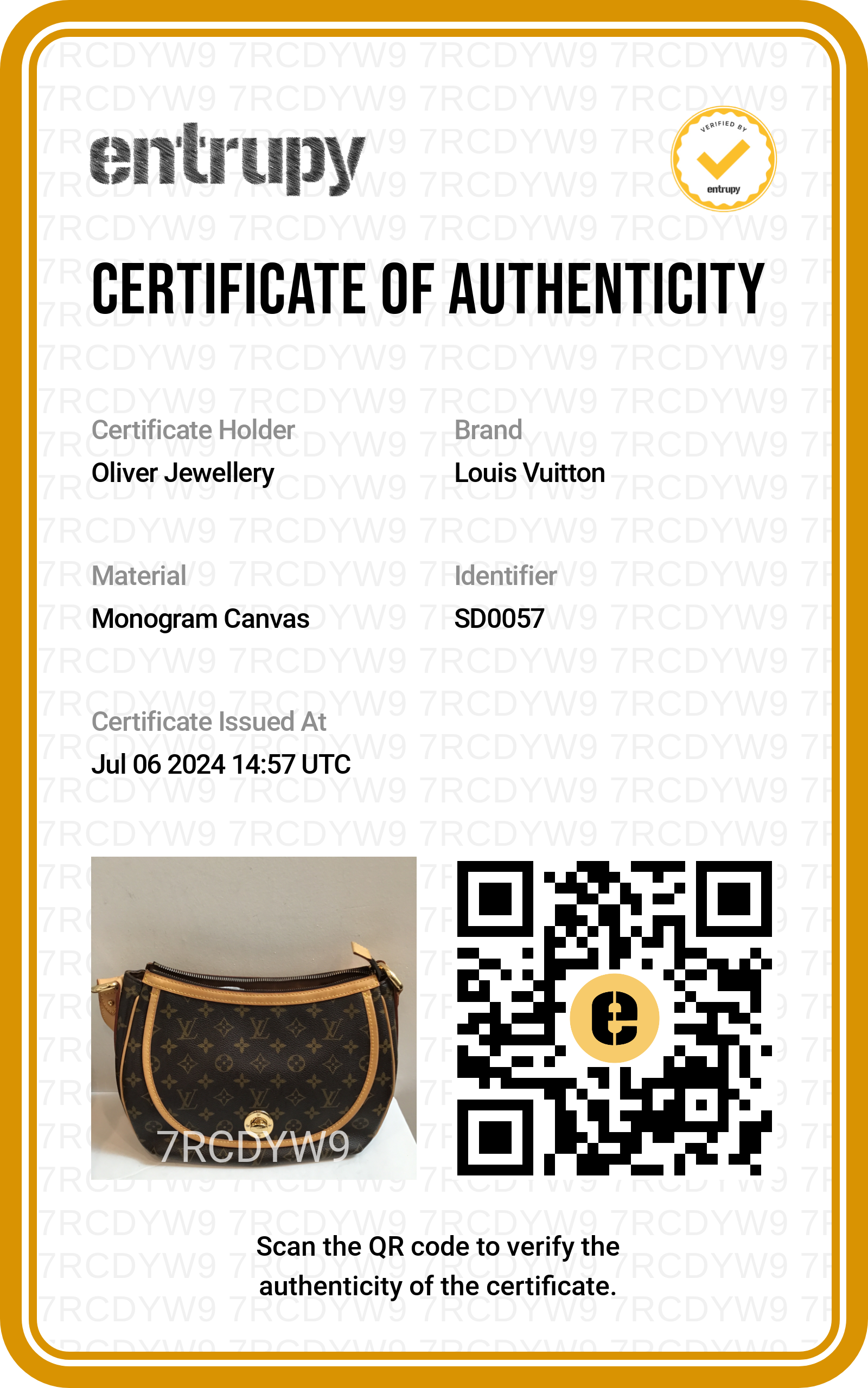 Louis Vuitton Monogram Tulum PM