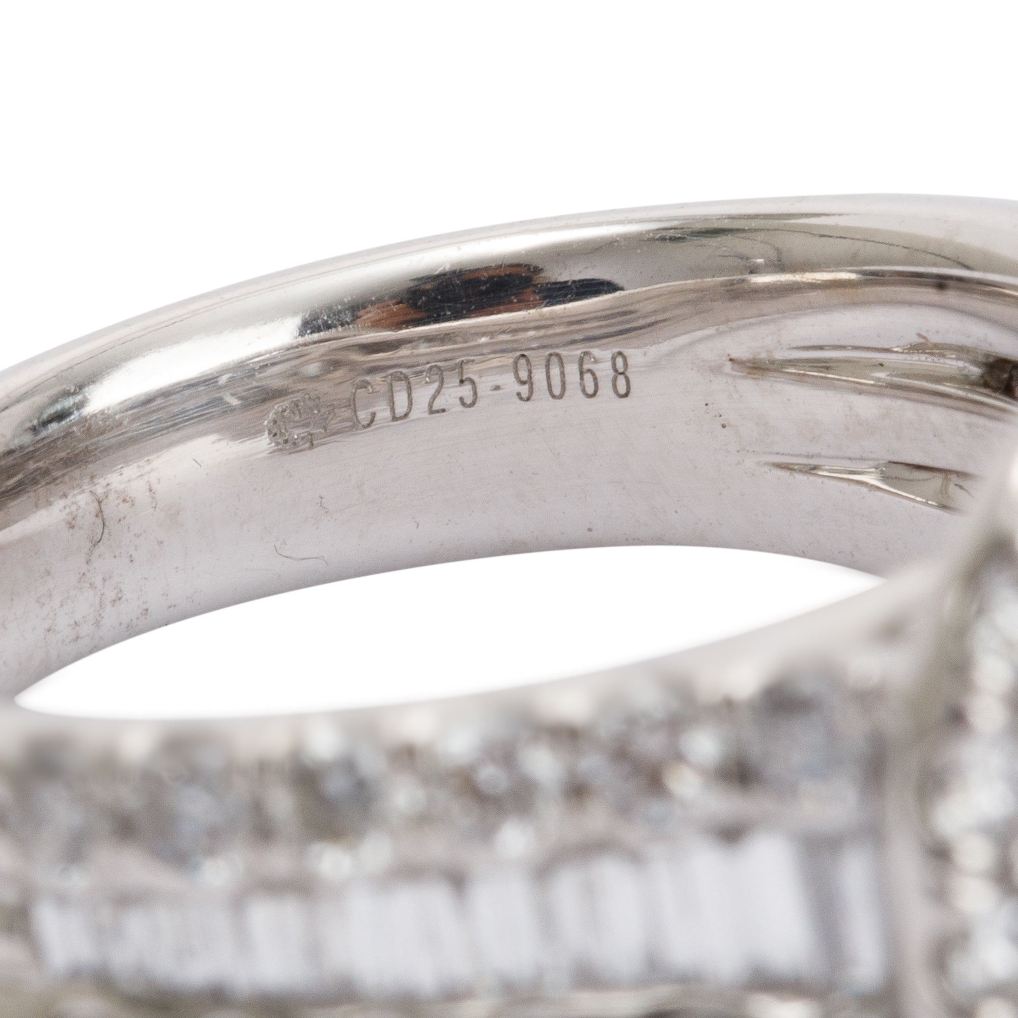 14k White Gold 0.50 ct. Oval Cut Diamond Engagement Ring