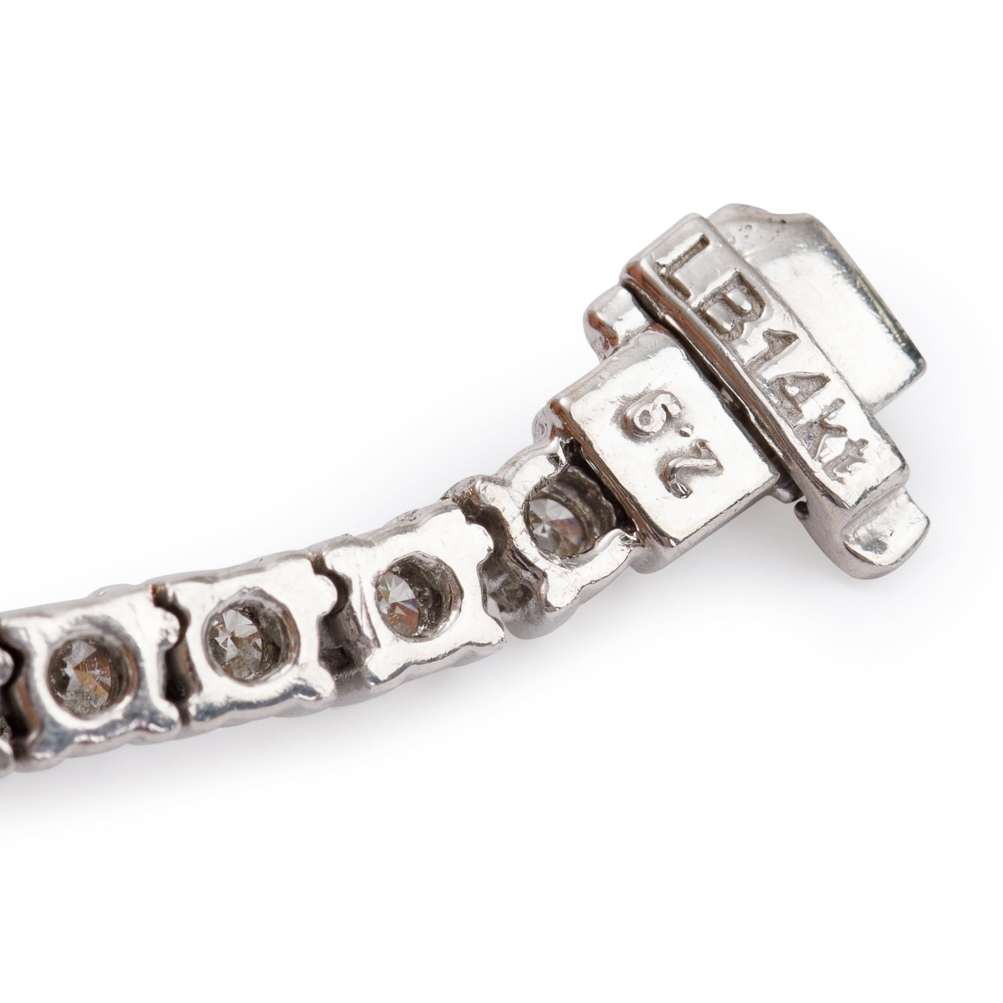 14k White Gold 13.30 tcw. Diamond Tennis Necklace