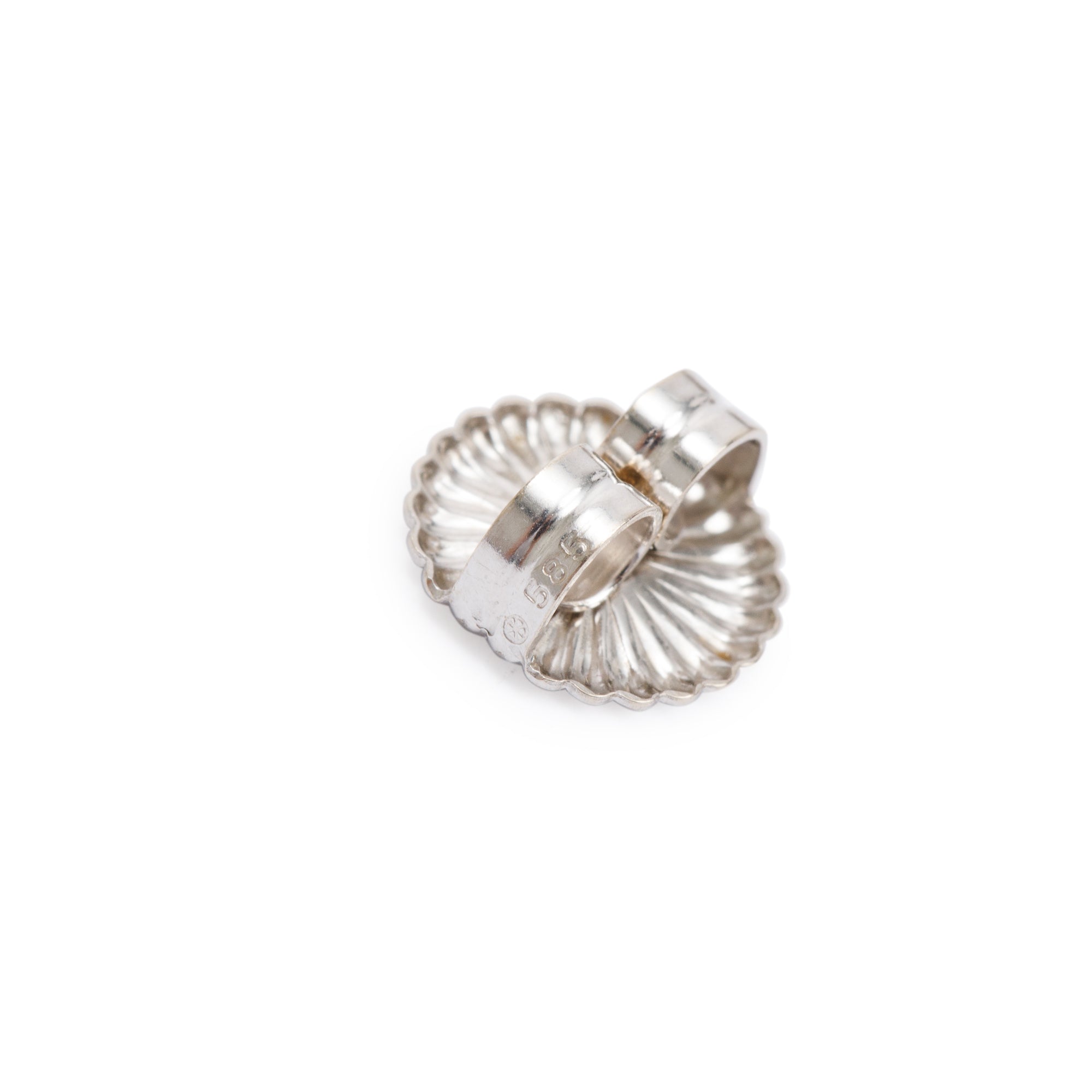 14k White Gold 1.86 tcw. Diamond Stud Earrings