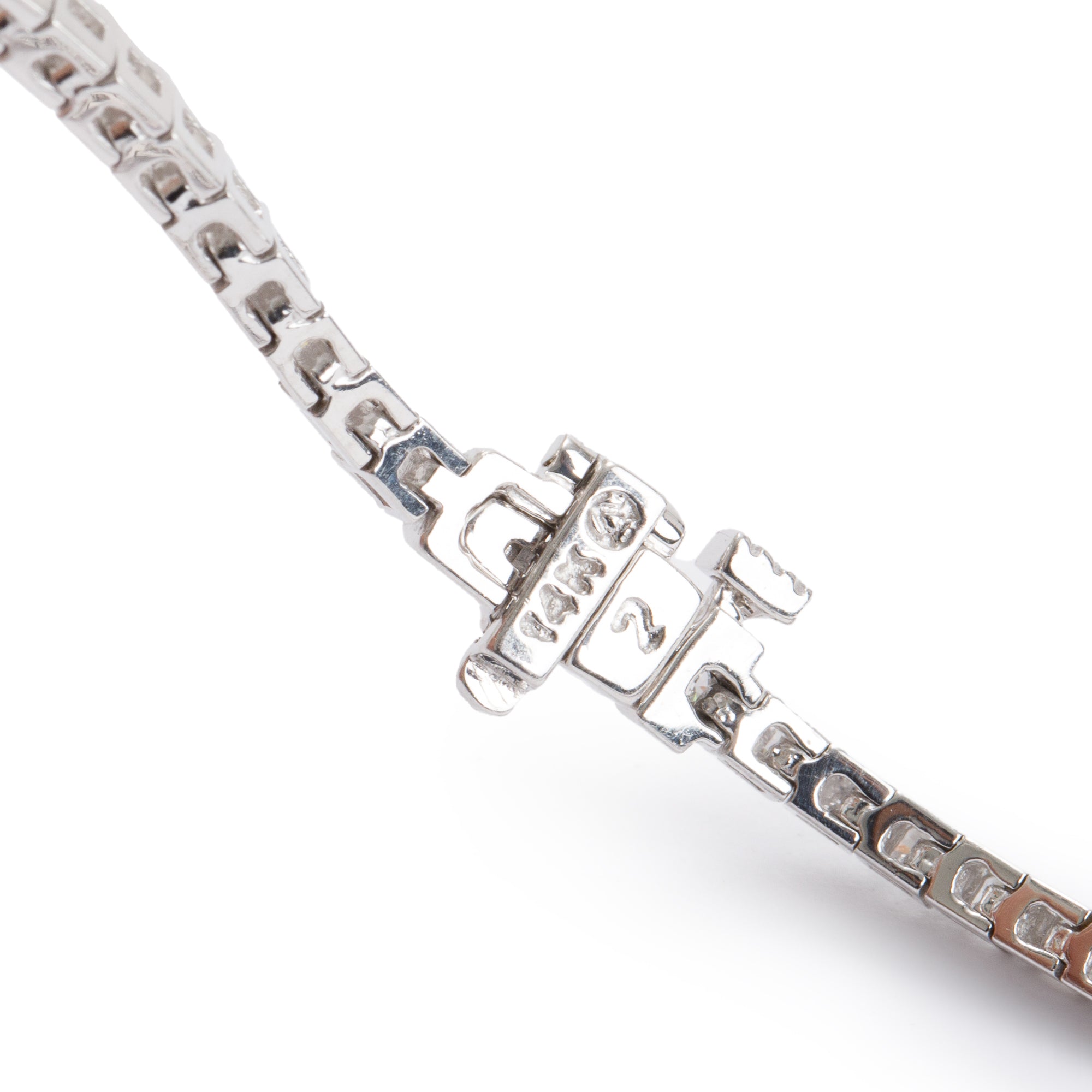 14k White Gold 2.00 tcw. Diamond Tennis Bracelet