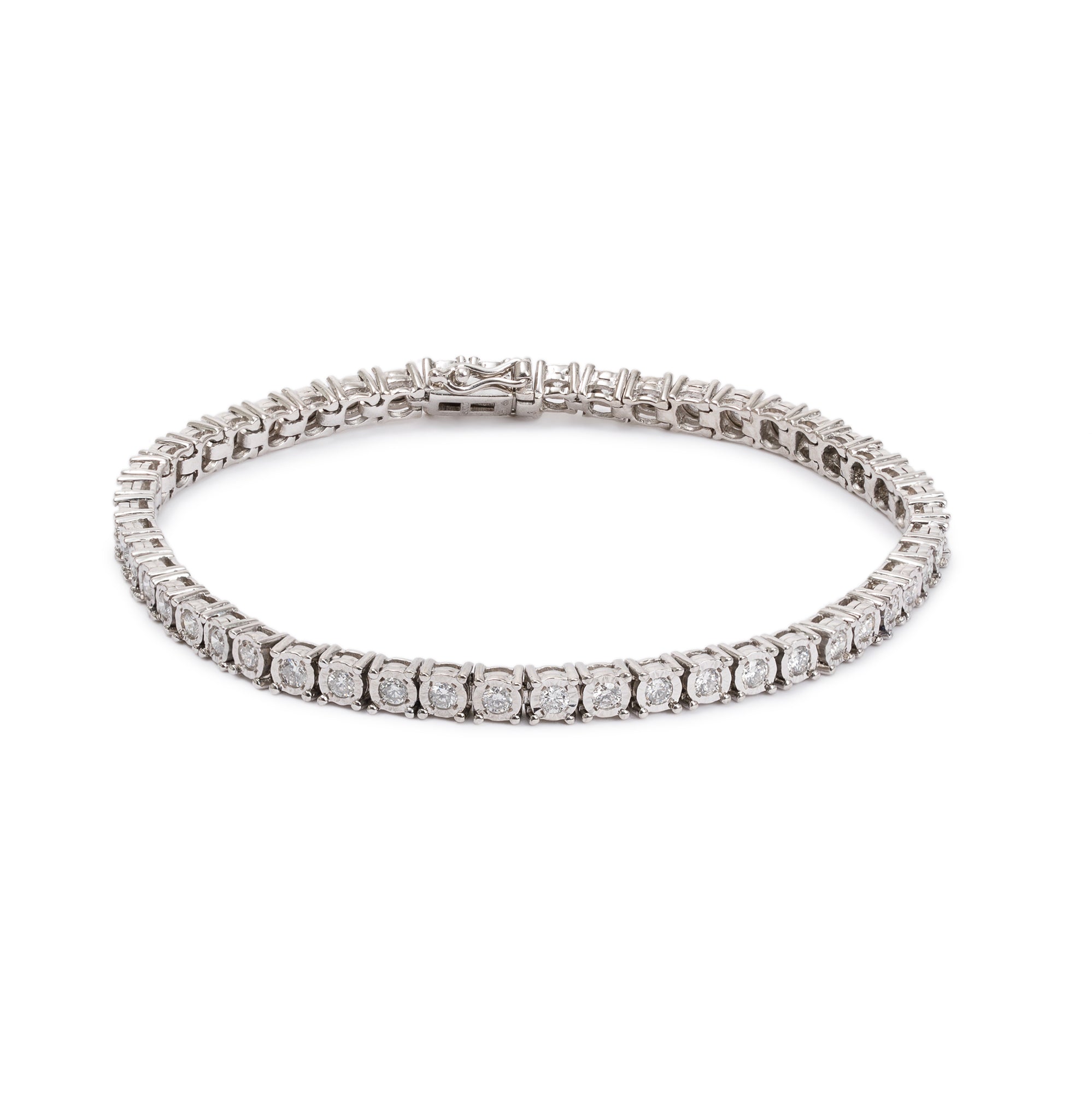 14k White Gold 2.00 tcw. Diamond Tennis Bracelet