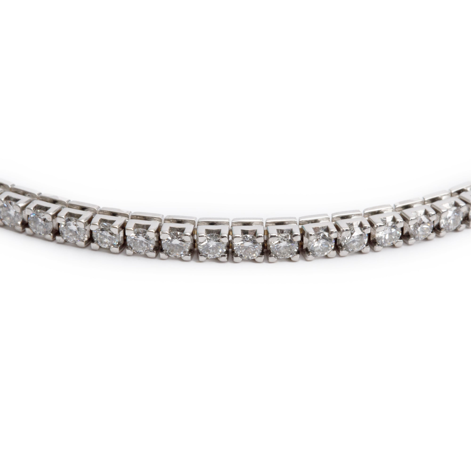 14k White Gold 2.07 tcw. Diamond Tennis Bracelet