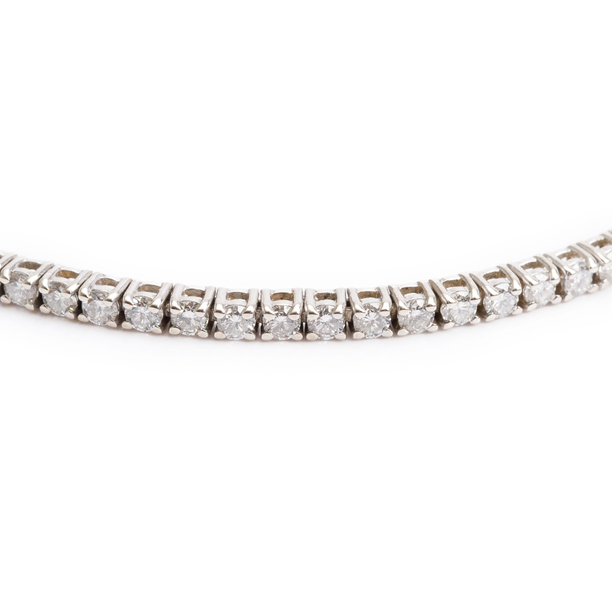 14k White Gold 2.31 tcw. Diamond Tennis Bracelet