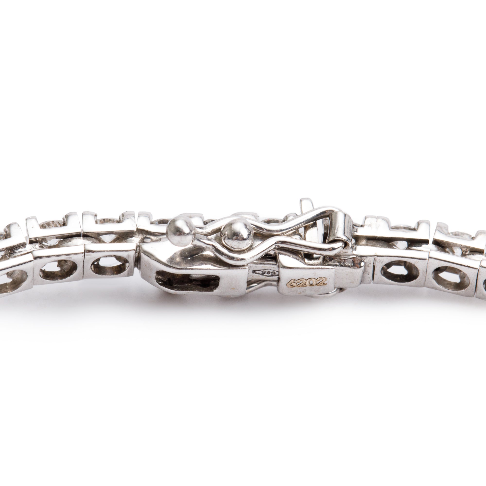 14k White Gold 2.36 tcw. Diamond Tennis Bracelet