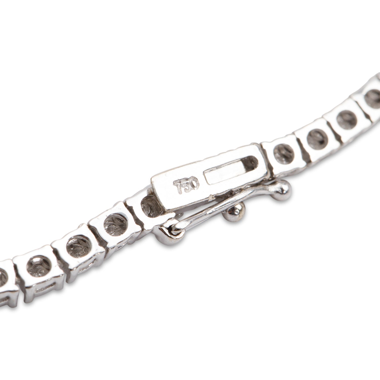 14k White Gold 4.28 tcw. Diamond Tennis Necklace