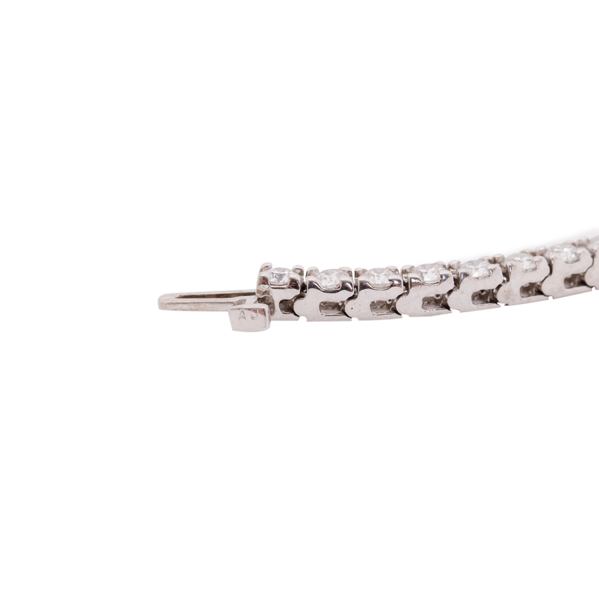 14k White Gold 4.50 tcw. Diamond Tennis Bracelet