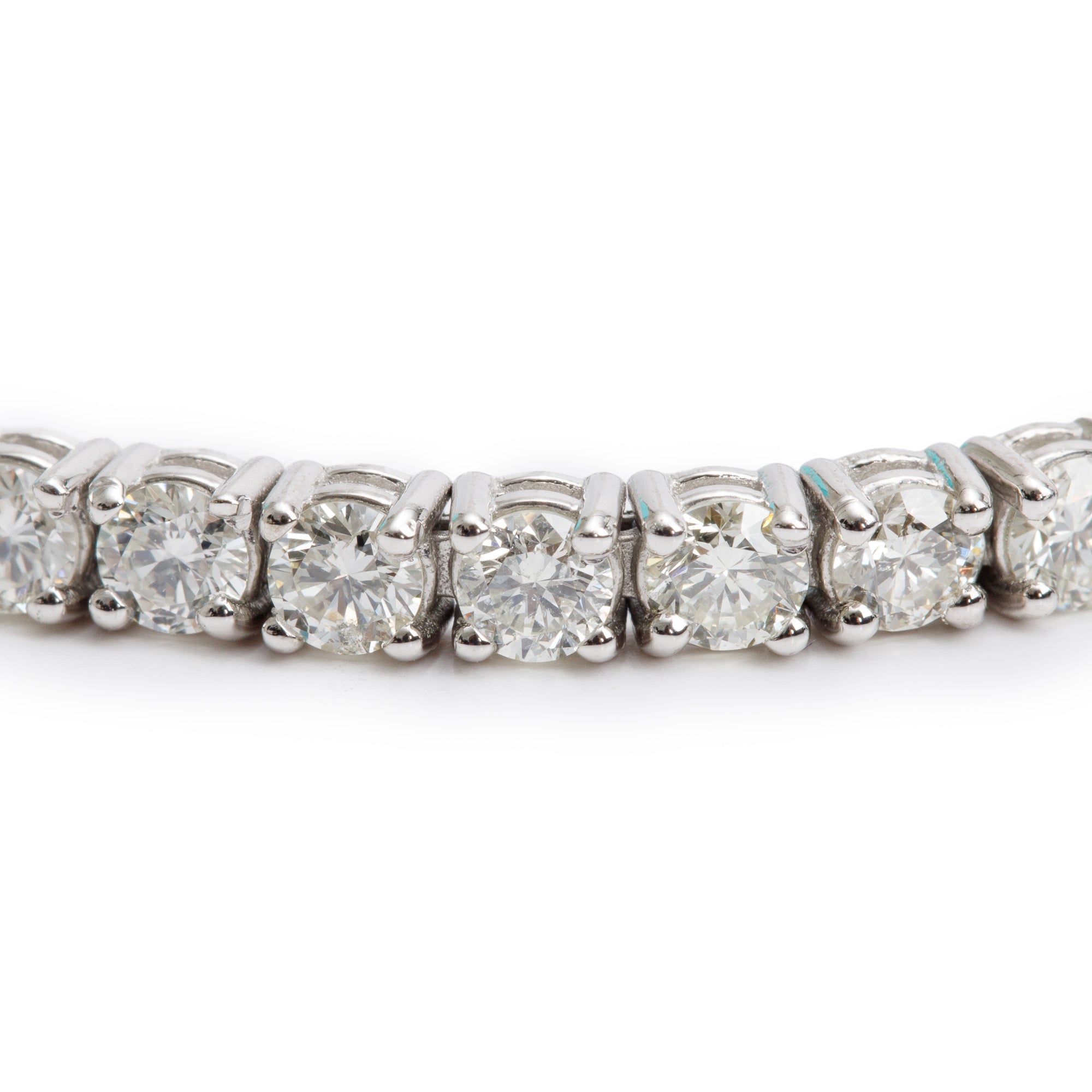 14k White Gold 6.00 tcw. Diamond Tennis Bracelet