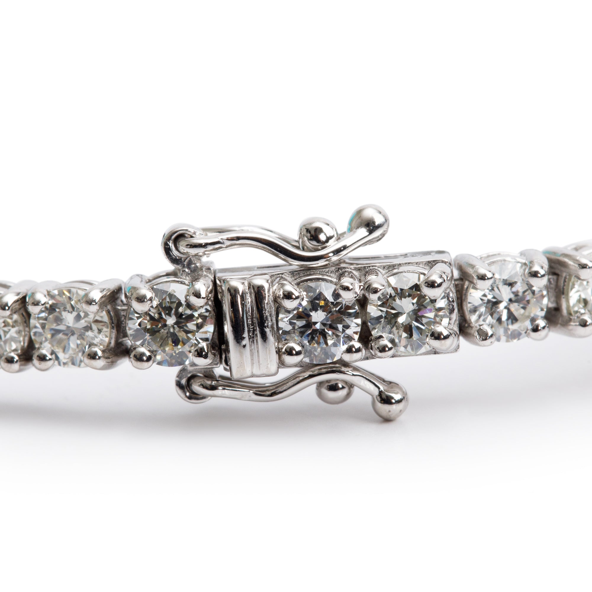 14k White Gold 6.00 tcw. Diamond Tennis Bracelet