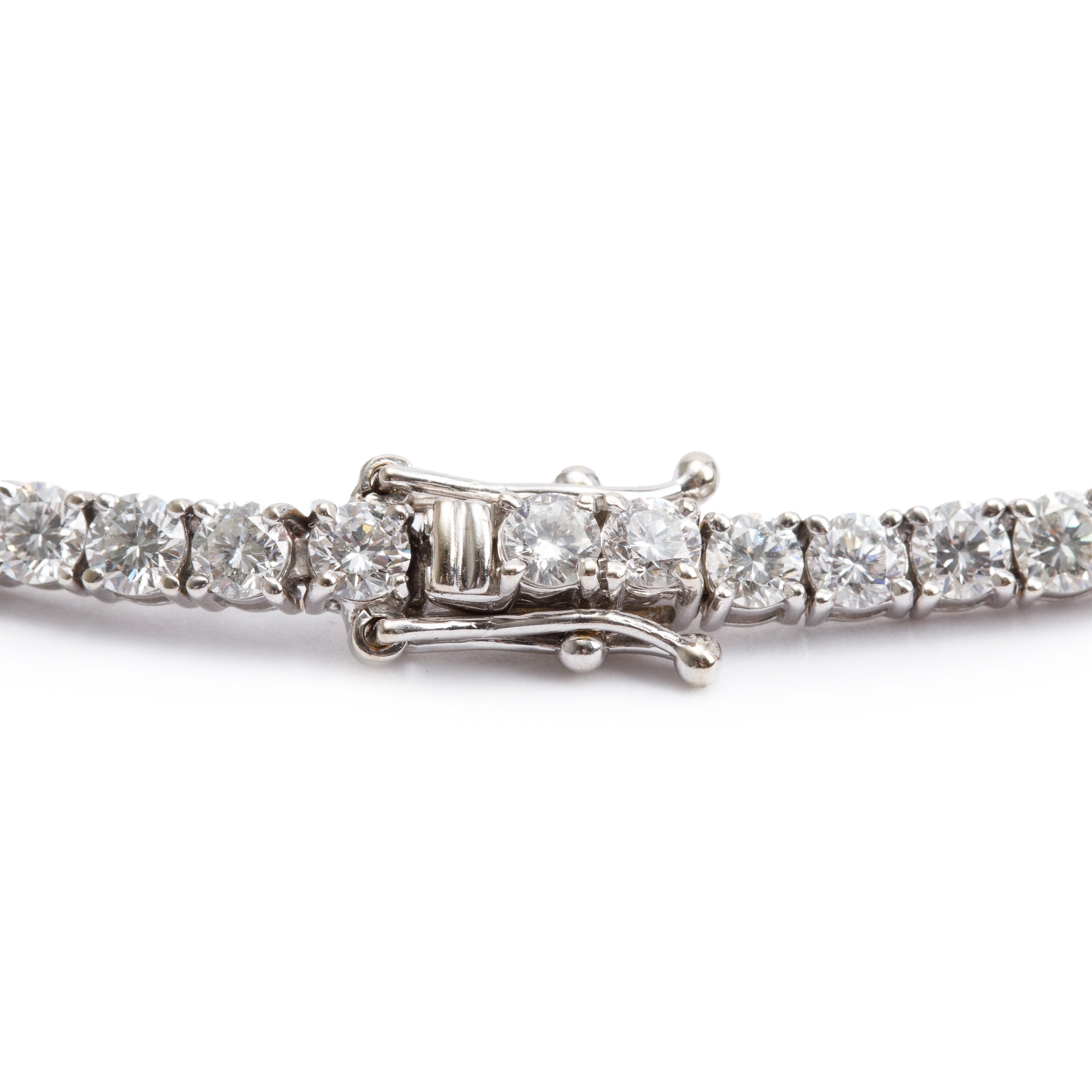 14k White Gold 6.09 tcw. Diamond Tennis Bracelet