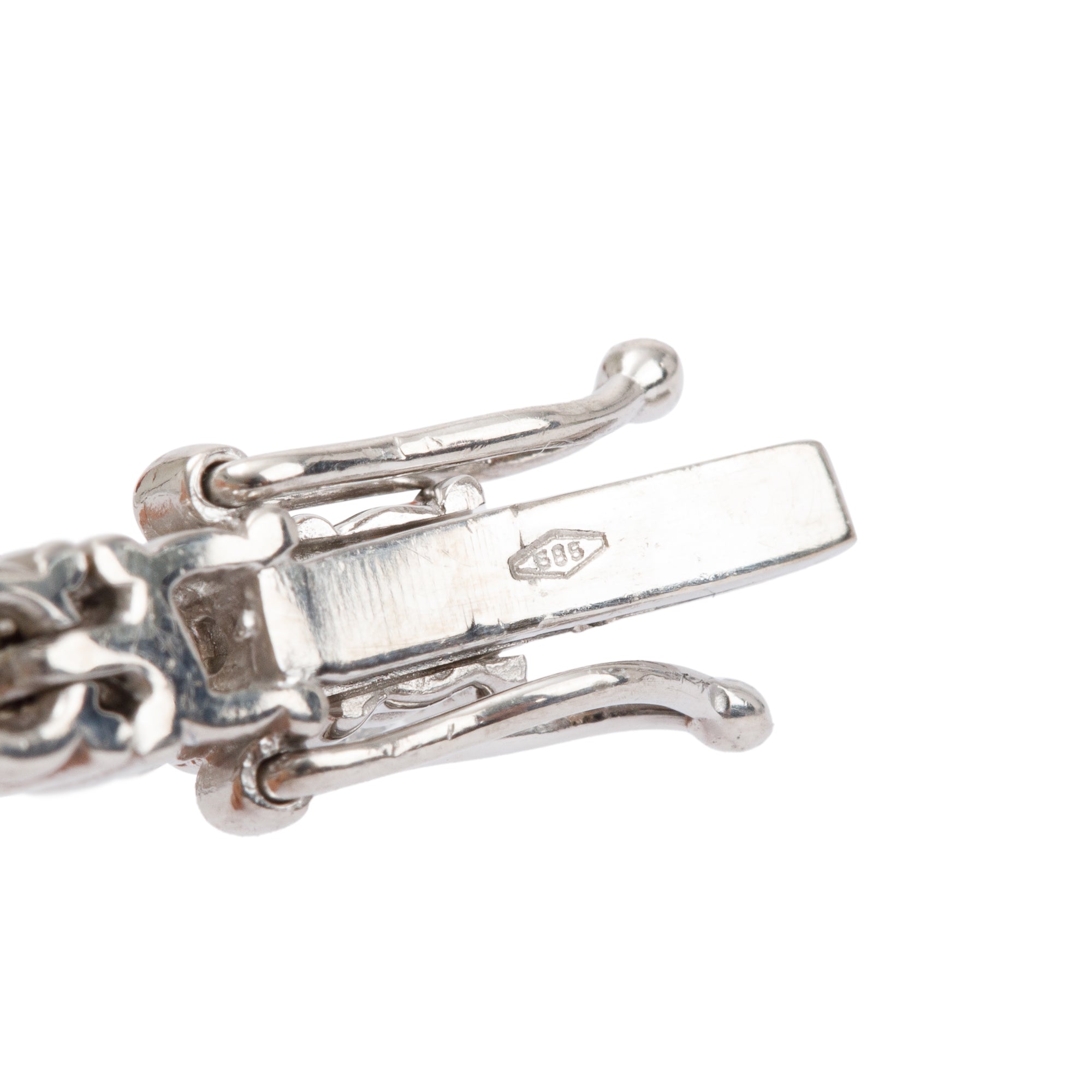 14k White Gold 6.50 tcw. Diamond Tennis Bracelet