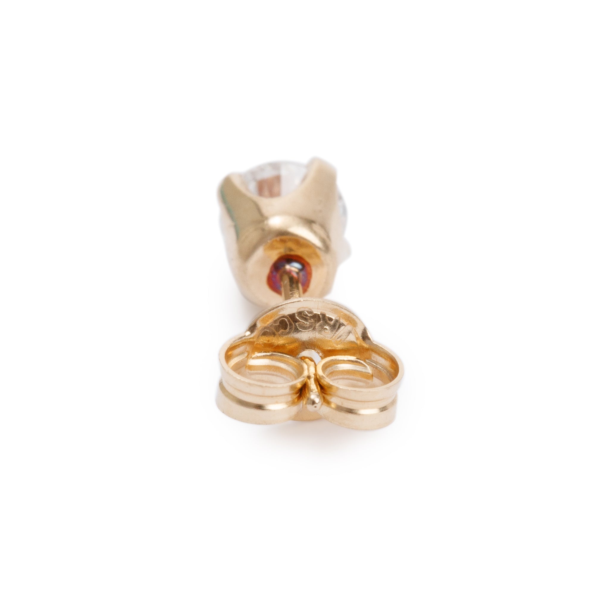 14k Yellow Gold 0.60 tcw Diamond Stud Earrings