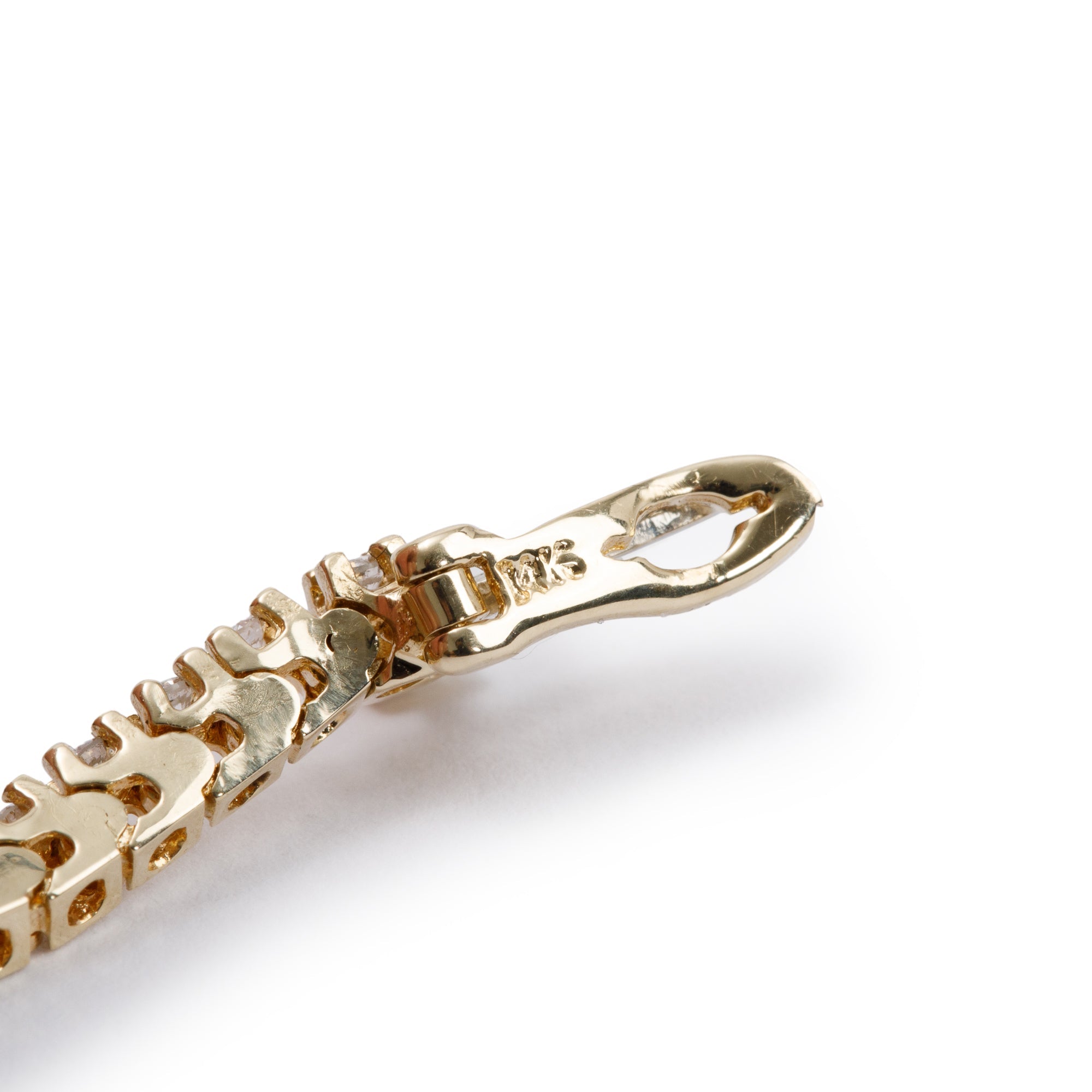 14k Yellow Gold 1.17 tcw Diamond Tennis Bracelet