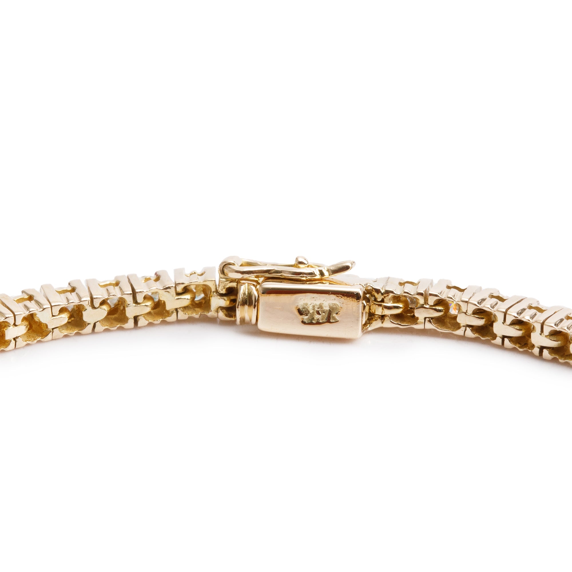 14k Yellow Gold 1.58 tcw. Diamond Tennis Bracelet