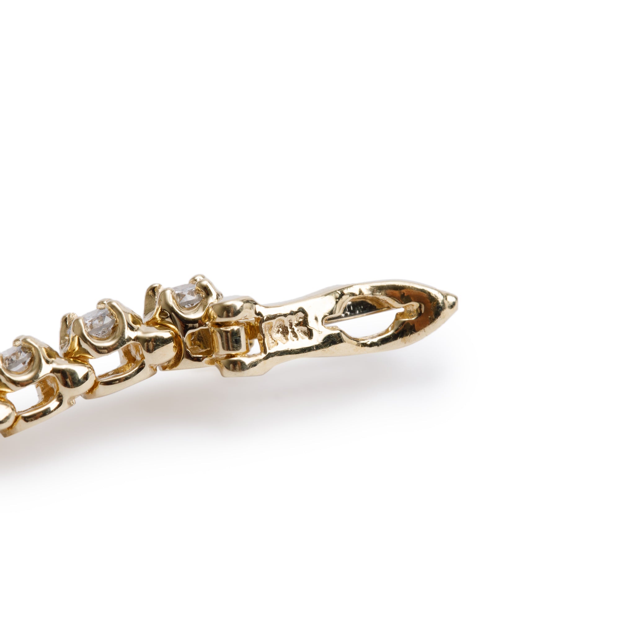 14k Yellow Gold 2.50 tcw. Diamond Tennis Bracelet