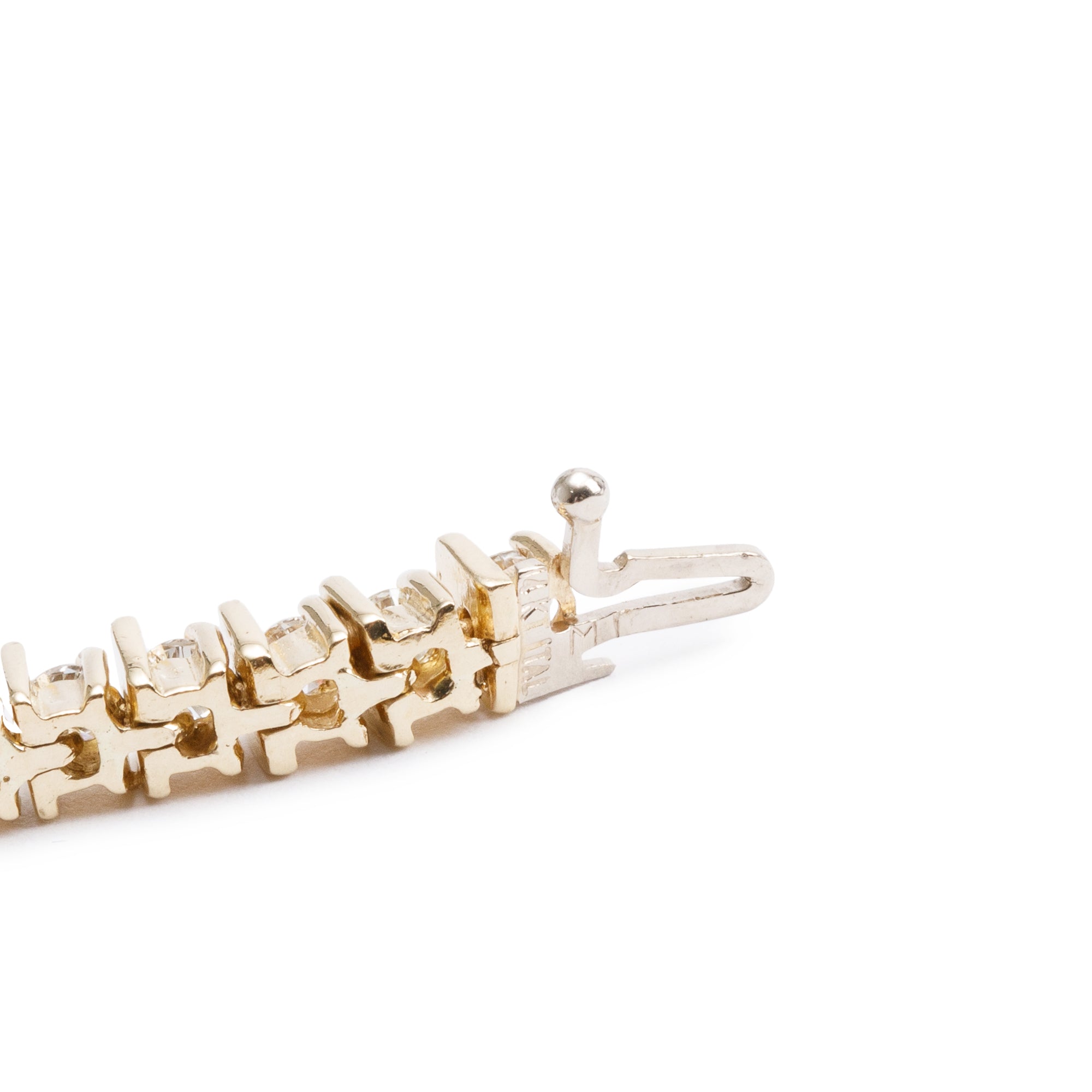 14k Yellow Gold 3.00 tcw. Diamond Tennis Bracelet