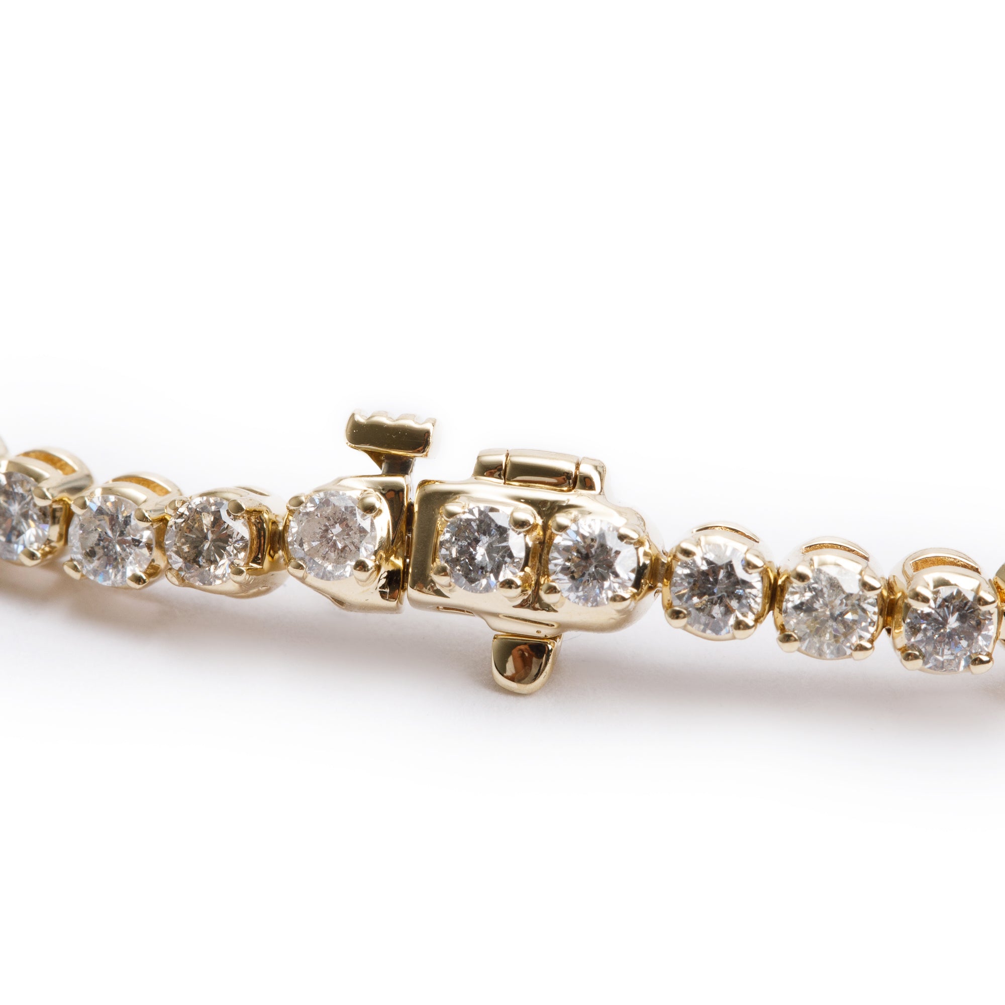 14k Yellow Gold 3.06 tcw. Diamond Tennis Bracelet