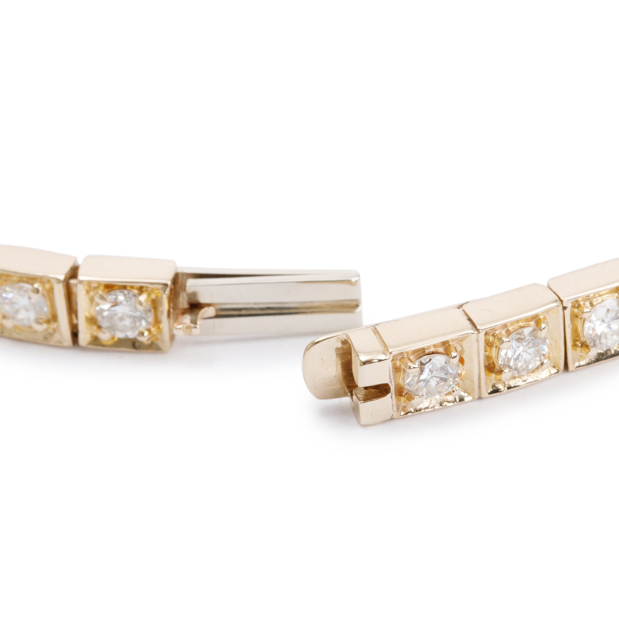 14k Yellow Gold 4.50 tcw Diamond Tennis Bracelet