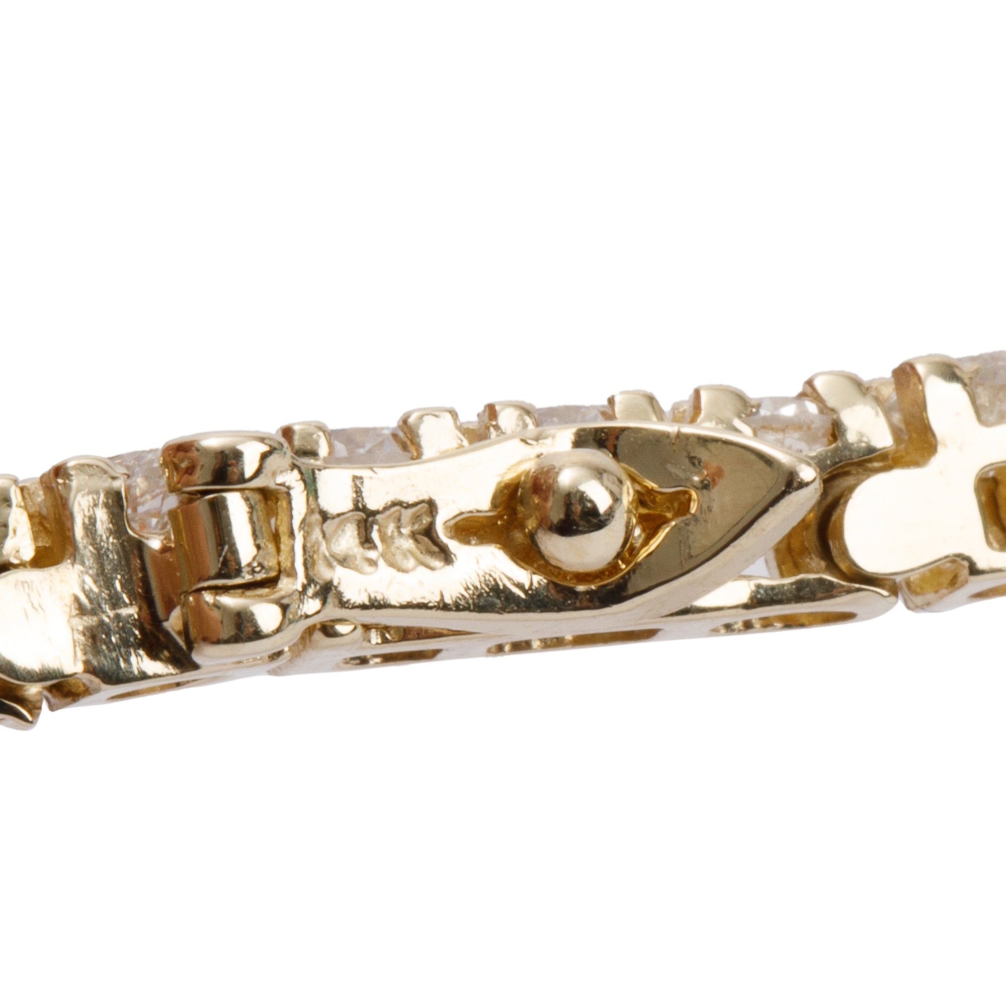 14k Yellow Gold 5.50 tcw Diamond Tennis Bracelet