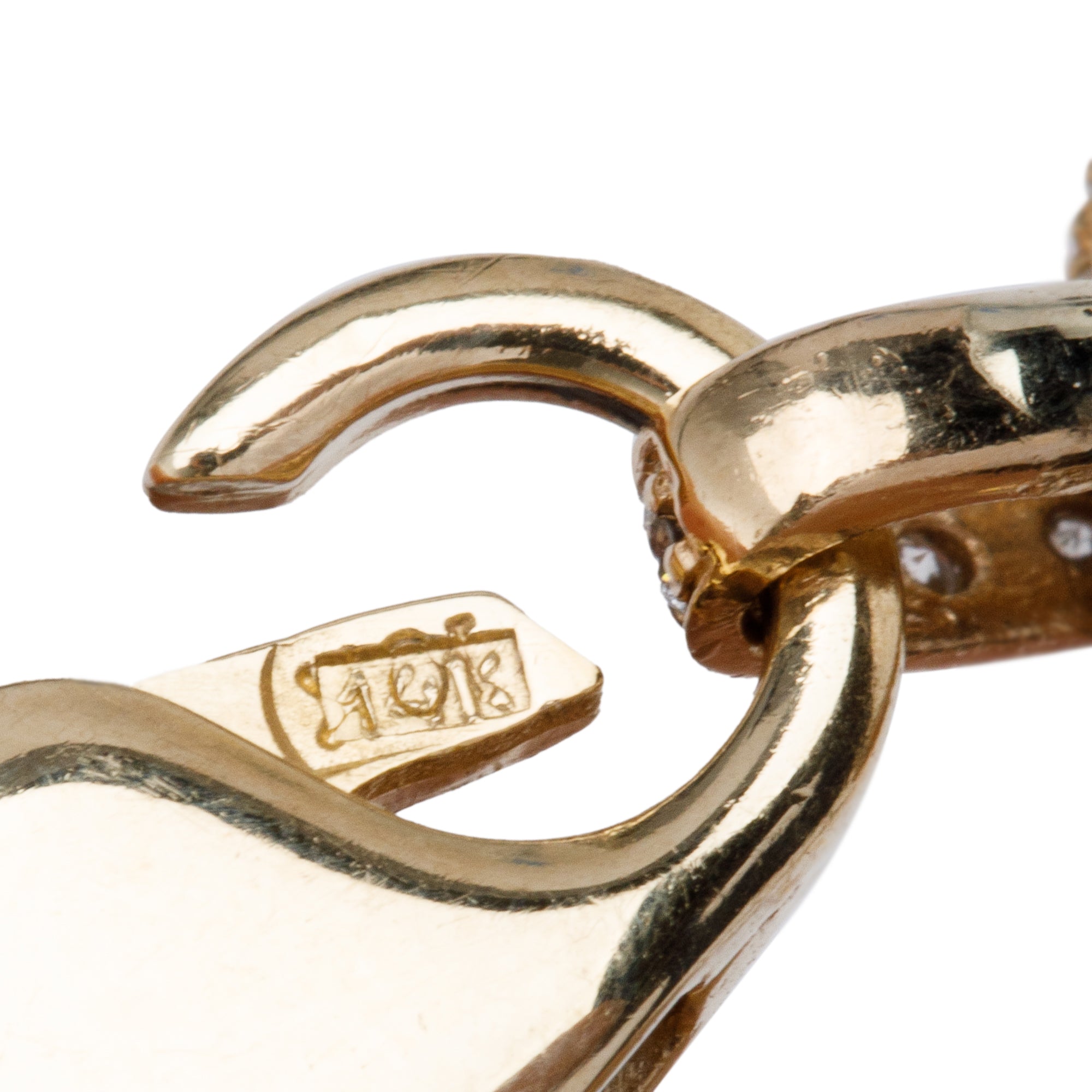 14k Yellow Gold 8.68 tcw. Pave Diamond Puffed Marina Link Bracelet