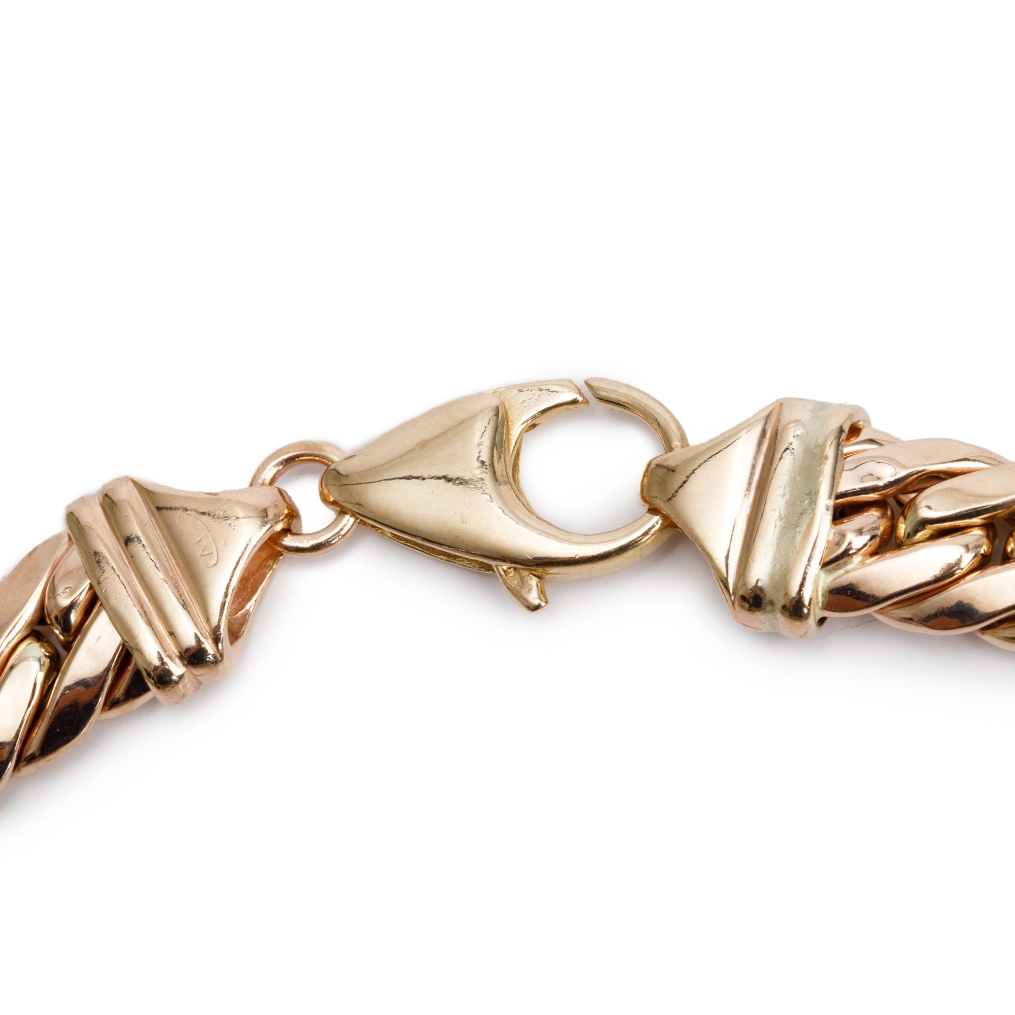 14k Yellow Gold Emerald, Sapphire & Diamond Panther Necklace