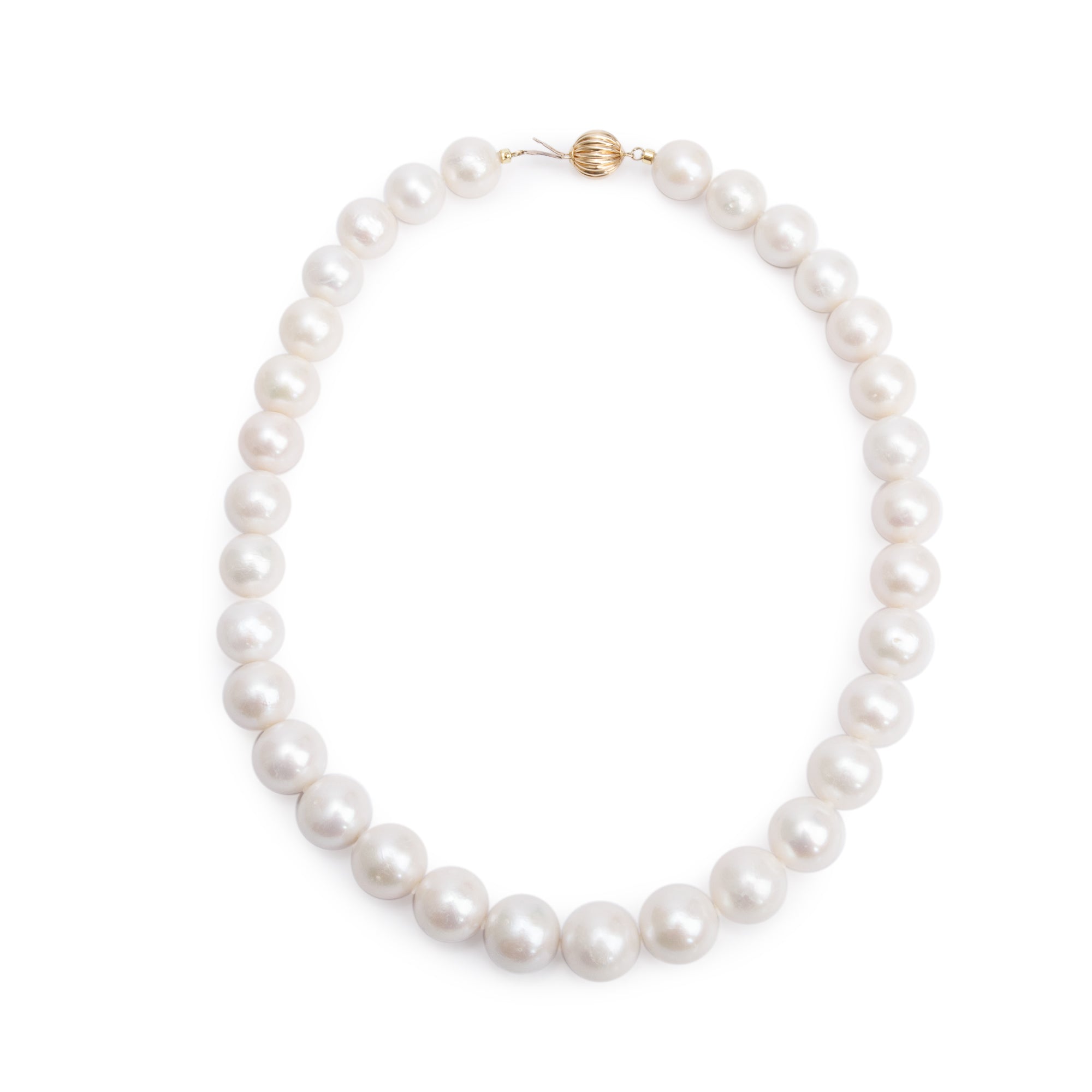 14k Yellow Gold South Sea Pearl Necklace