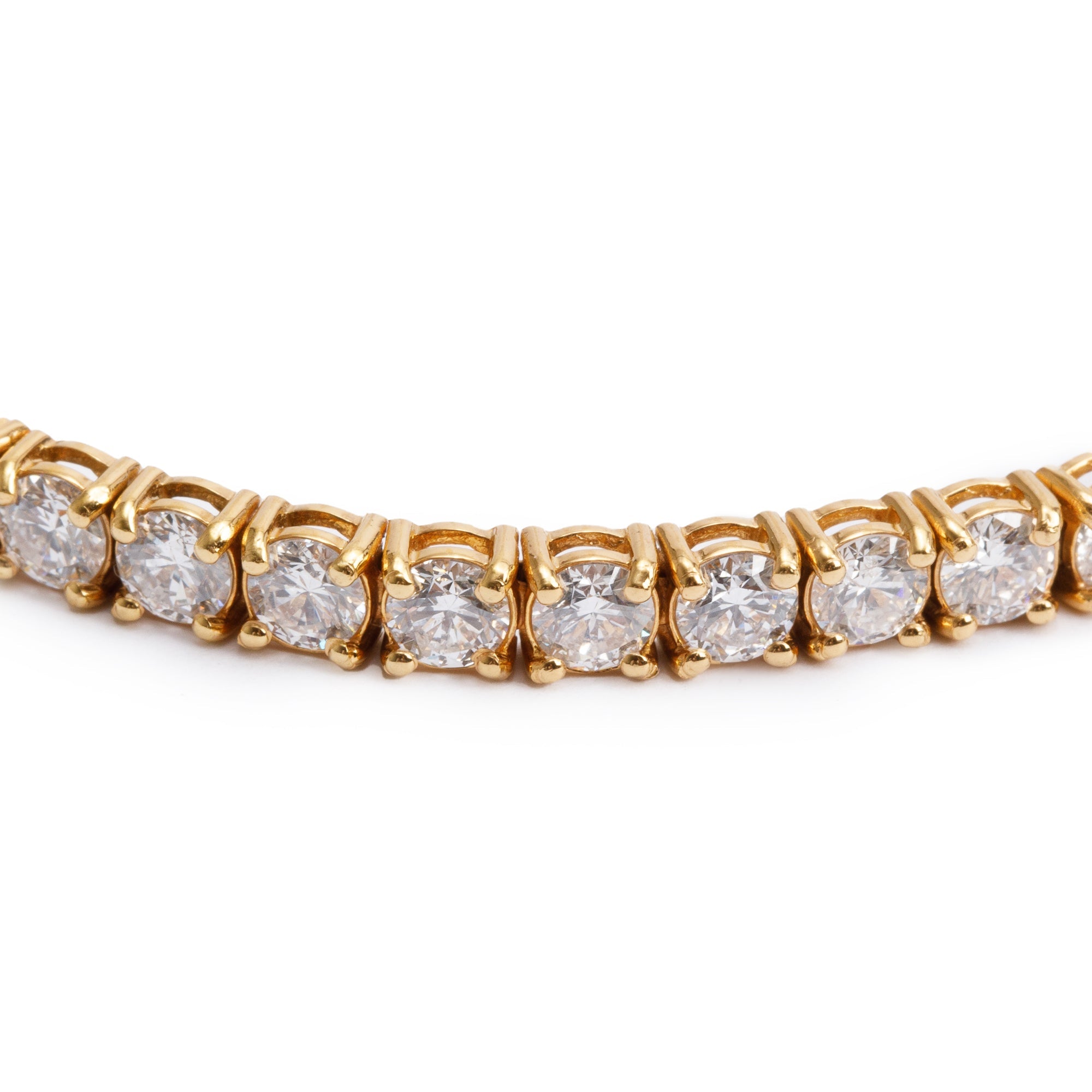 18k Rose Gold 7.36 tcw. Diamond Tennis Bracelet