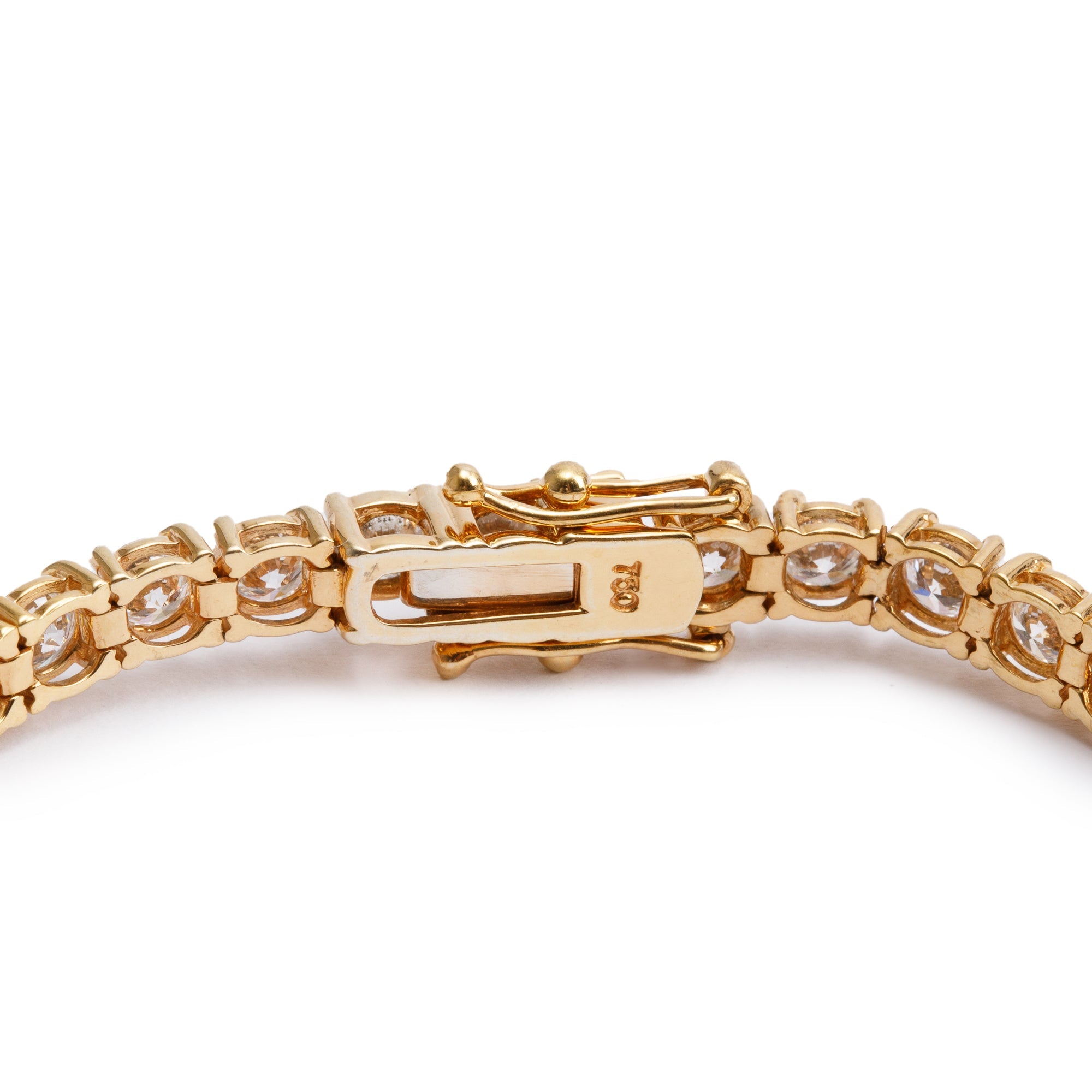 18k Rose Gold 7.36 tcw. Diamond Tennis Bracelet