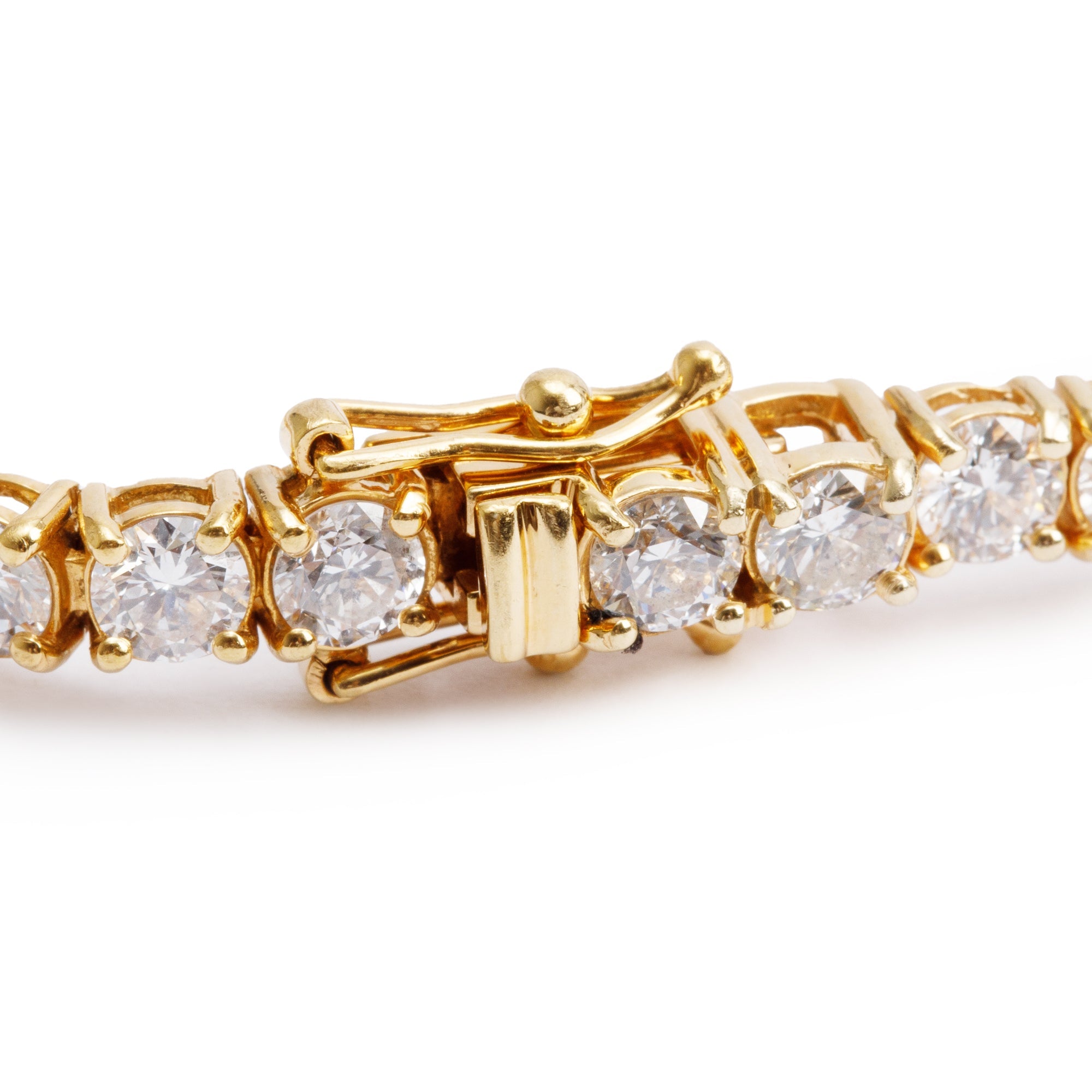 18k Rose Gold 7.36 tcw. Diamond Tennis Bracelet