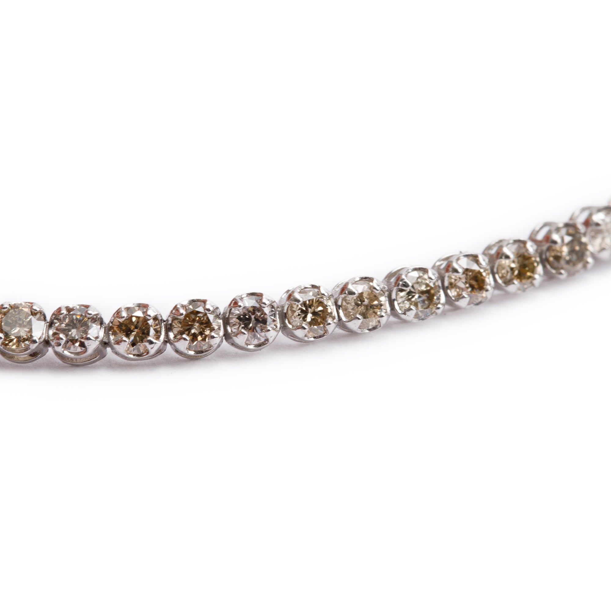 18k White Gold 2.21 tcw. Diamond Tennis Bracelet