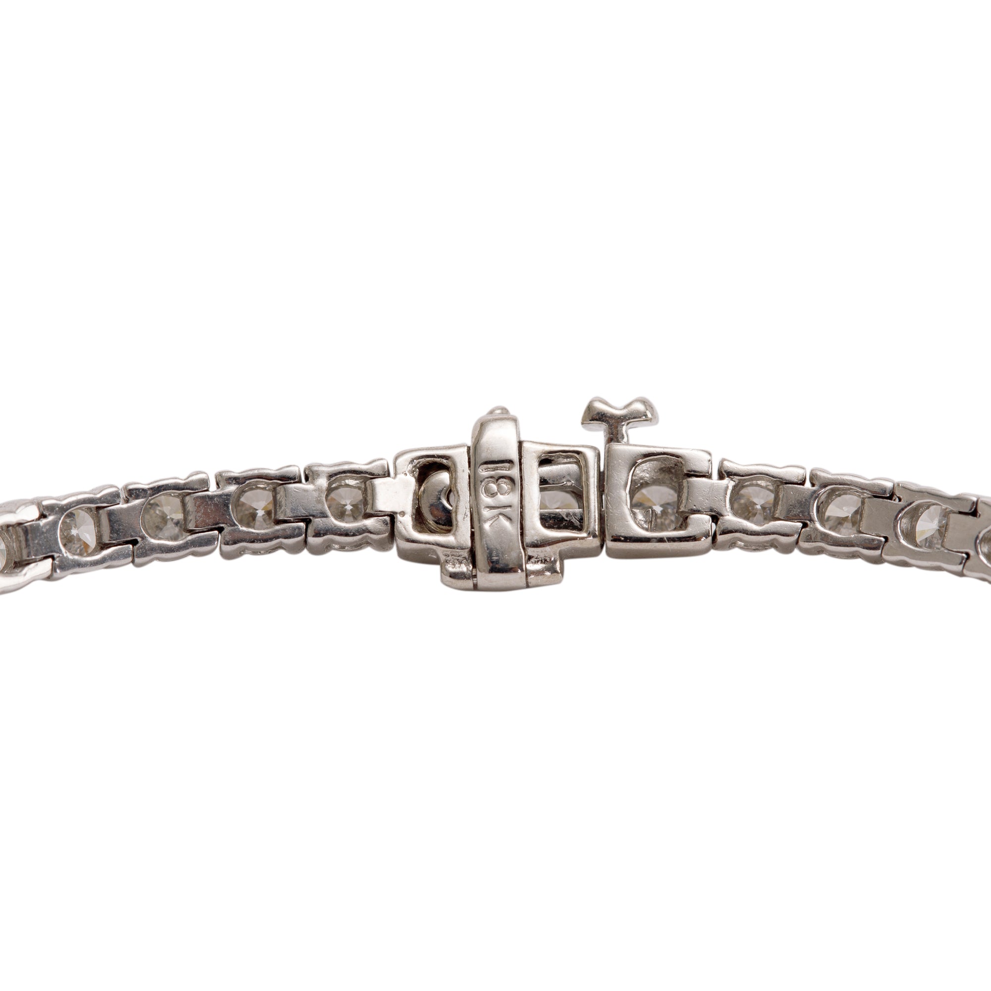 18k White Gold 4.40 tcw. Diamond Tennis Bracelet