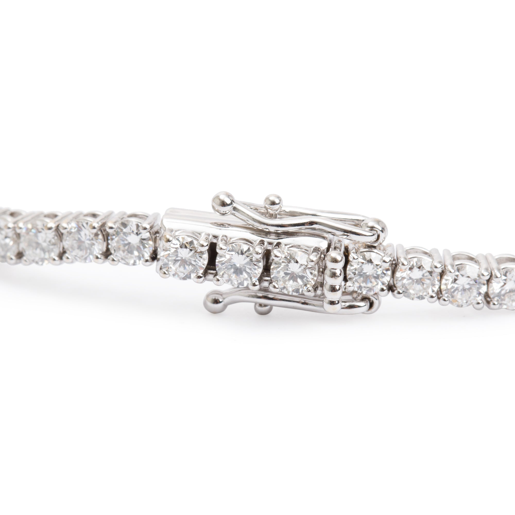 18k White Gold 4.71 tcw Diamond Tennis Bracelet