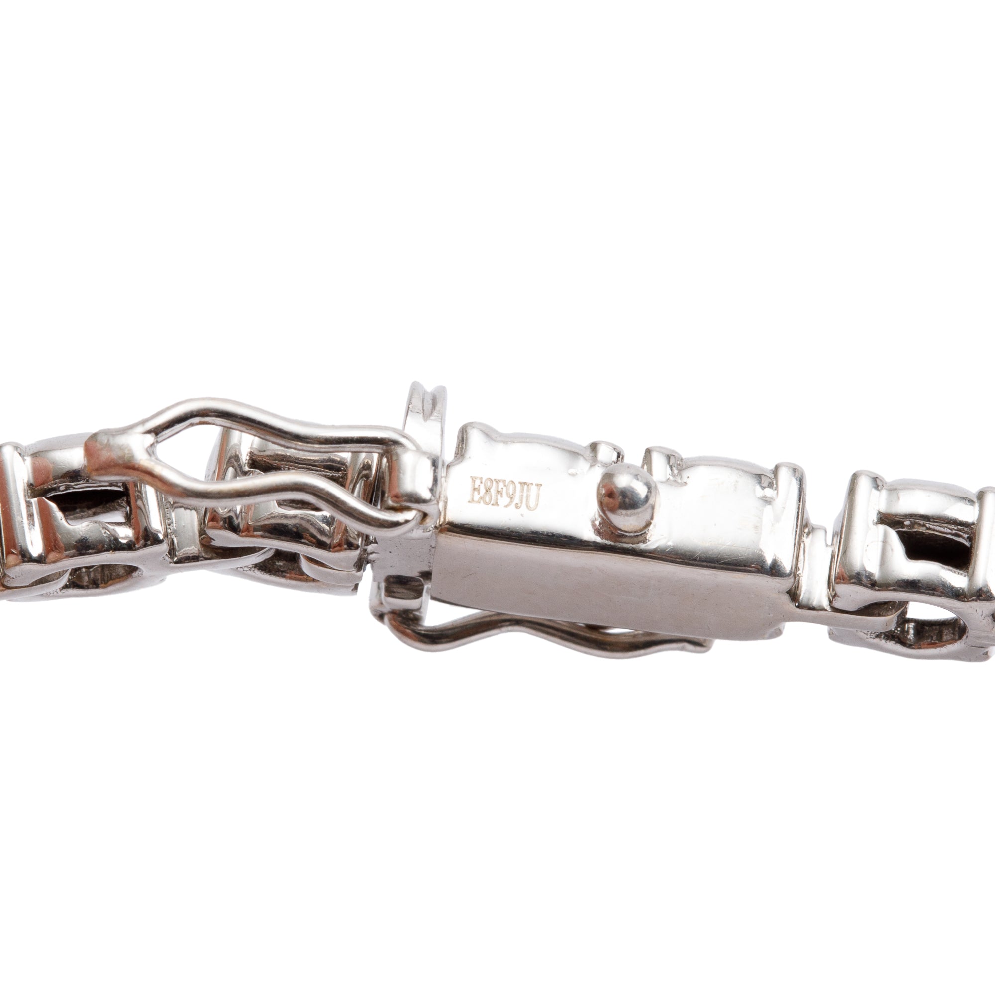 18k White Gold 8.56 tcw. Diamond Tennis Bracelet