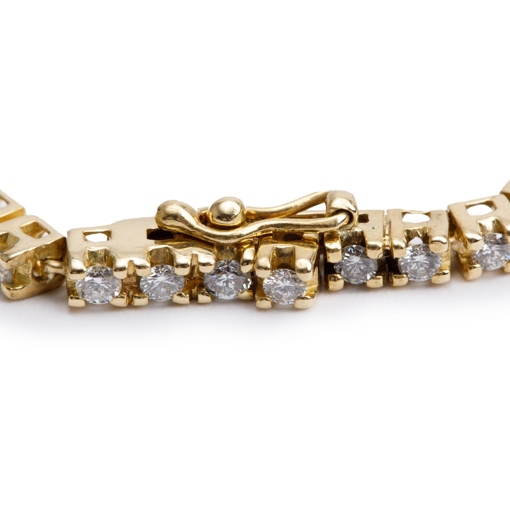 18k Yellow Gold 2.00 tcw. Diamond Tennis Bracelet