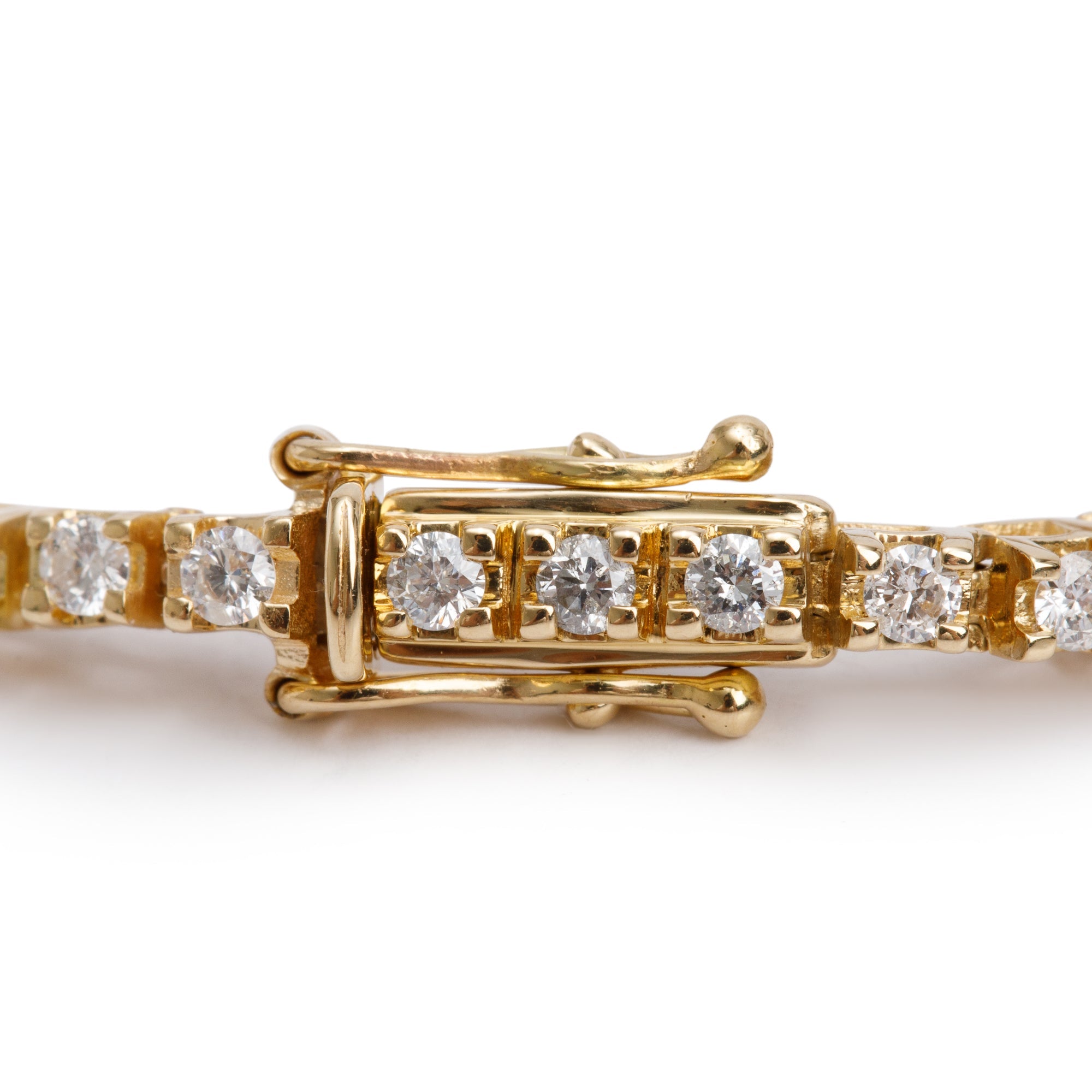 18k Yellow Gold 2.00 tcw. Diamond Tennis Bracelet
