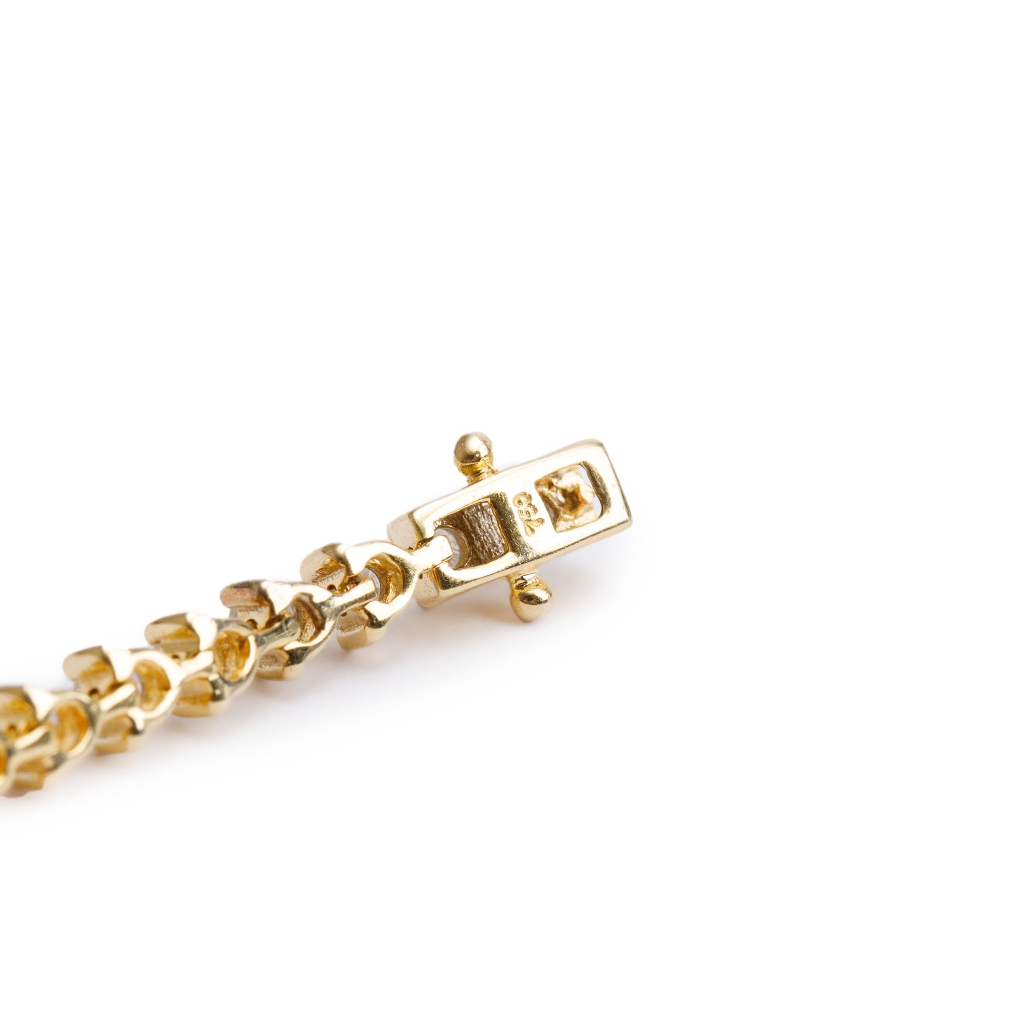 18k Yellow Gold 2.41 tcw. Diamond Tennis Bracelet