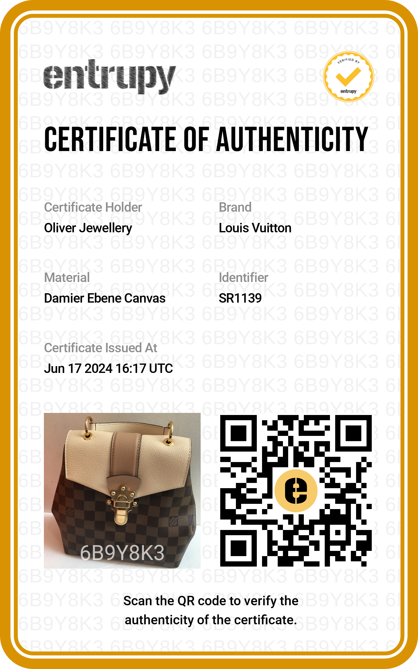 Louis Vuitton Damier Ebene Clapton Convertible Backpack w/ Box