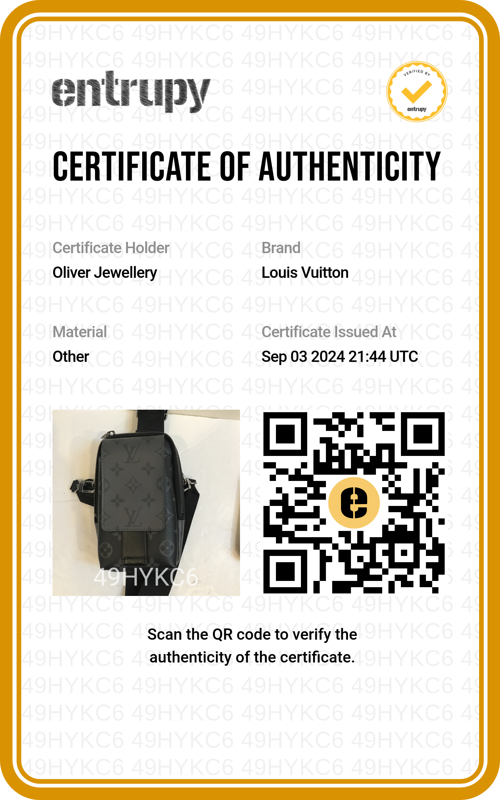 Louis Vuitton 2023 Monogram Eclipse Double Phone Pouch NM w/ Strap, Box & Receipt