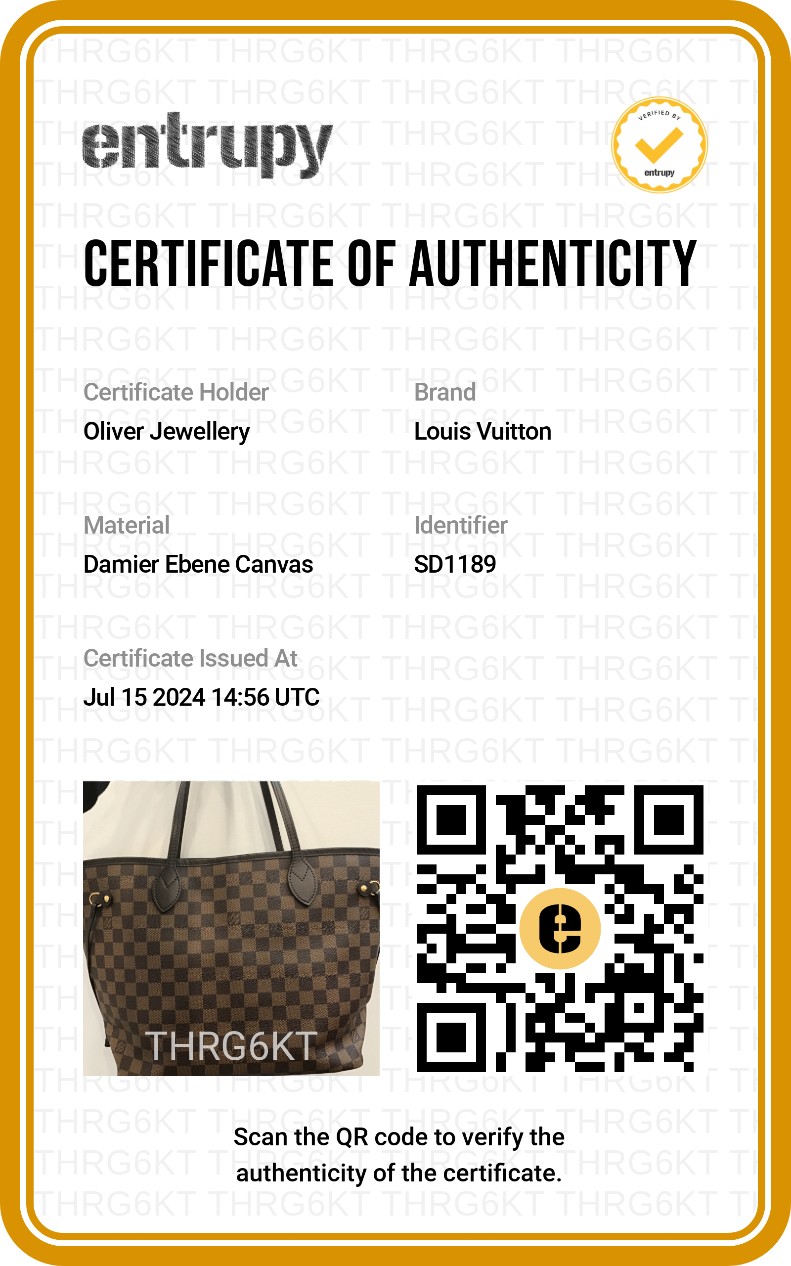 Louis Vuitton Damier Ebene Neverfull MM w/ Pouch