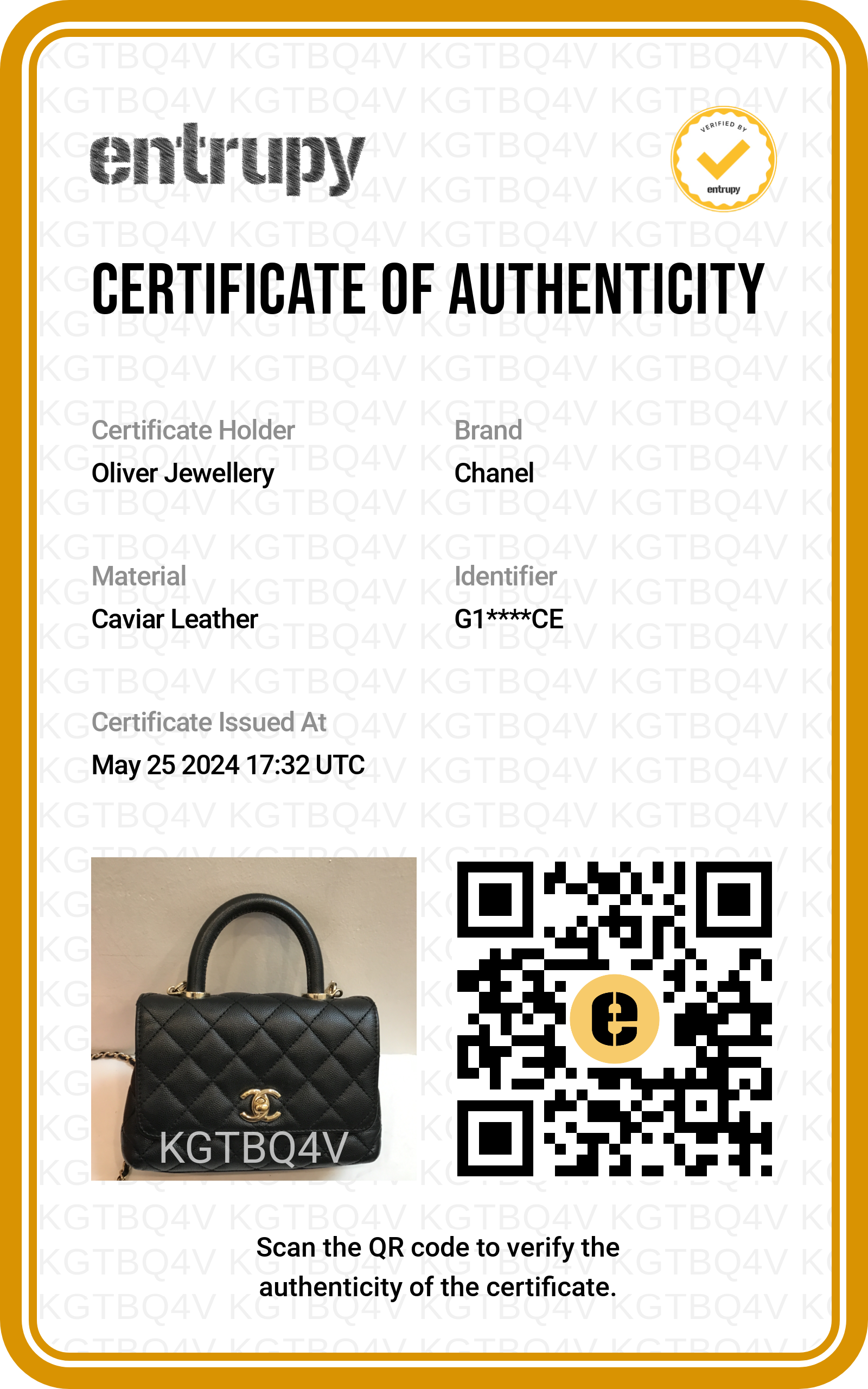 Chanel 2023 Black Quilted Caviar Extra Mini Coco Handle Flap Bag