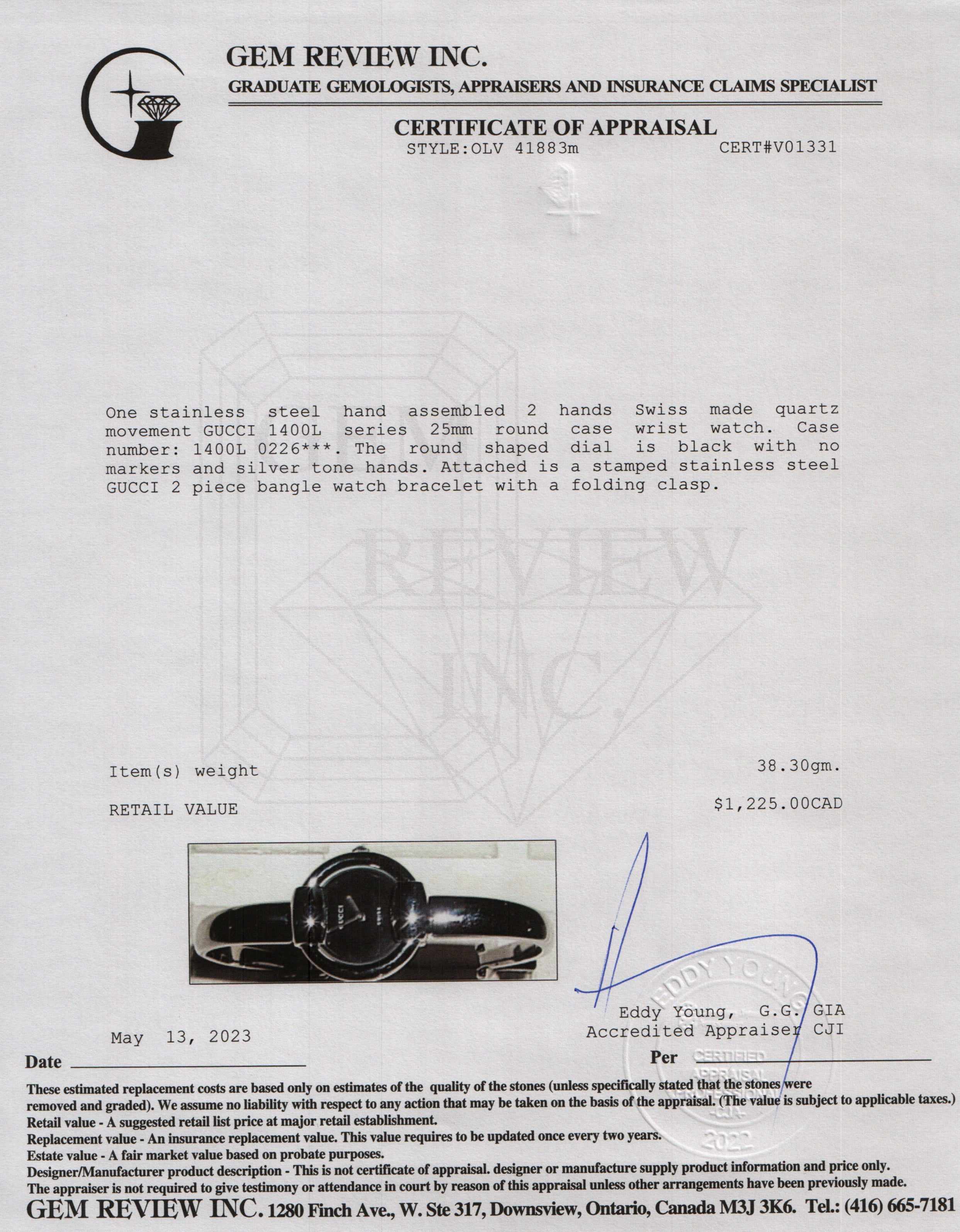 Gucci 1400 Series Watch