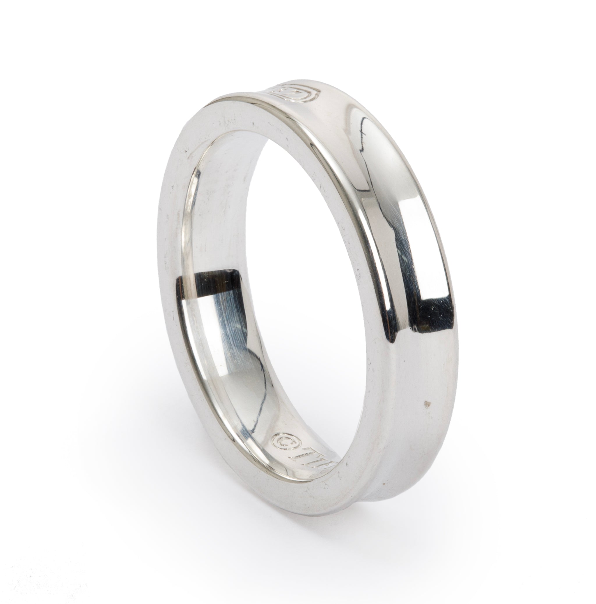 Tiffany & Co. Sterling Silver 1837 Narrow Ring, Size 4