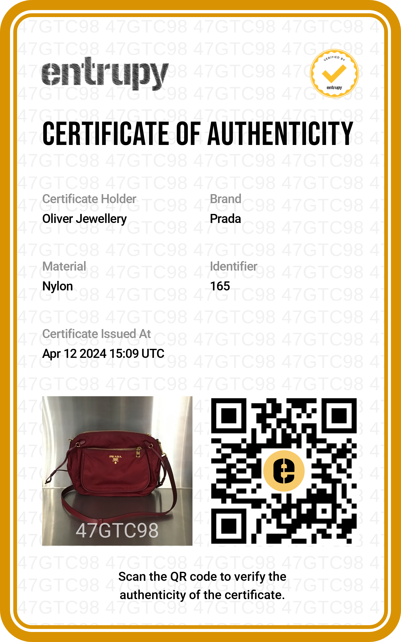 Prada Burgundy Saffiano-Trimmed Tessuto Nylon Crossbody Bag